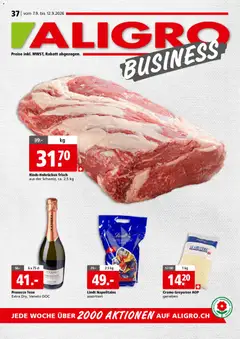 Aligro aktionen Business Chavannes, Matran, Genf, Sitten ab 07.09.2026 gültig
