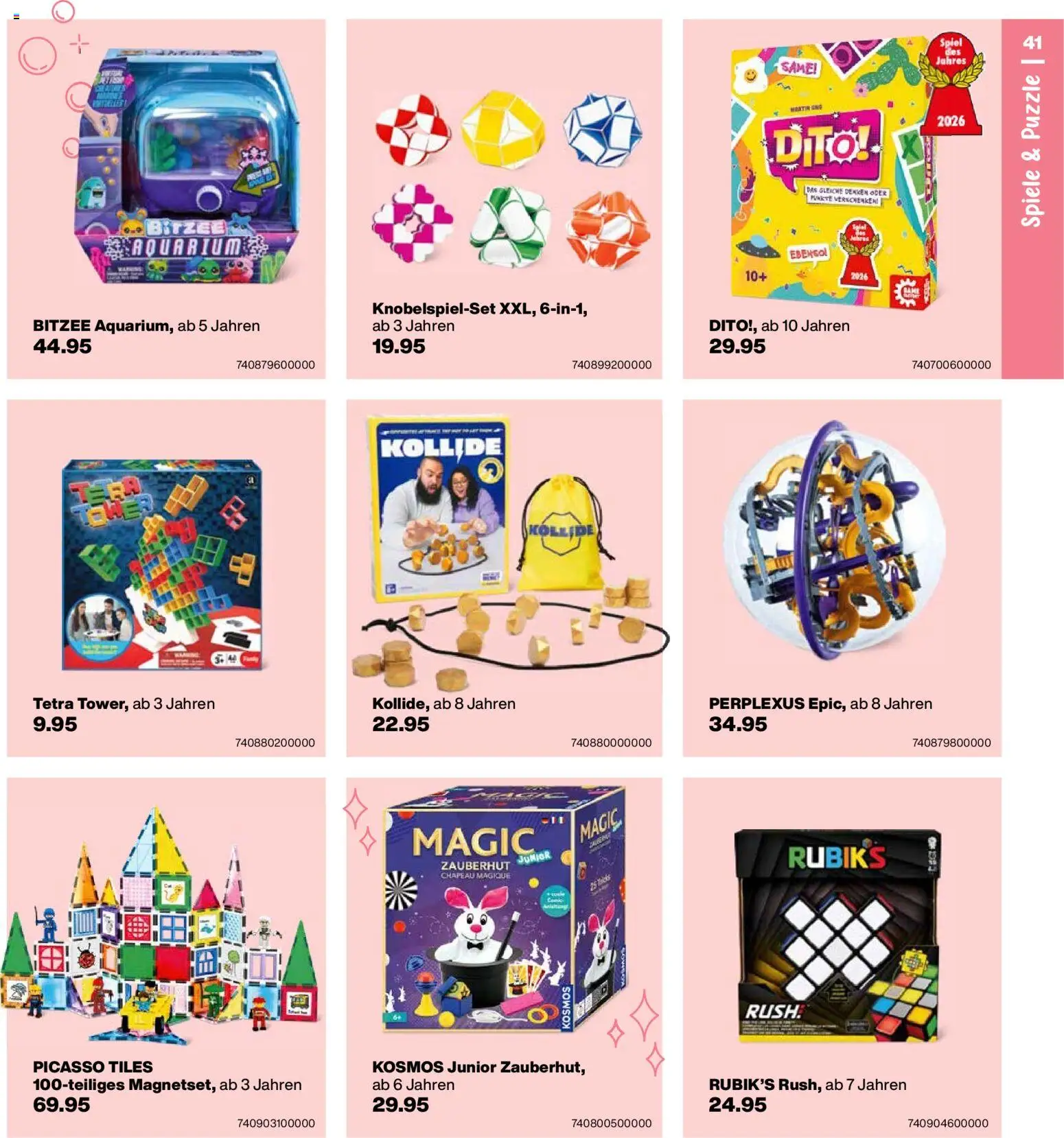 Migros aktionen Spielwaren-Geschenkbuch – gültig ab 14.10.2026 | Seite: 41