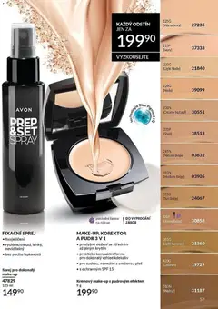 Náhled letáku Avon Katalog 05/2026 od 01.05.2026 | Strana: 57 | Produkty: Makeup, Forma, Korektor, Pudr