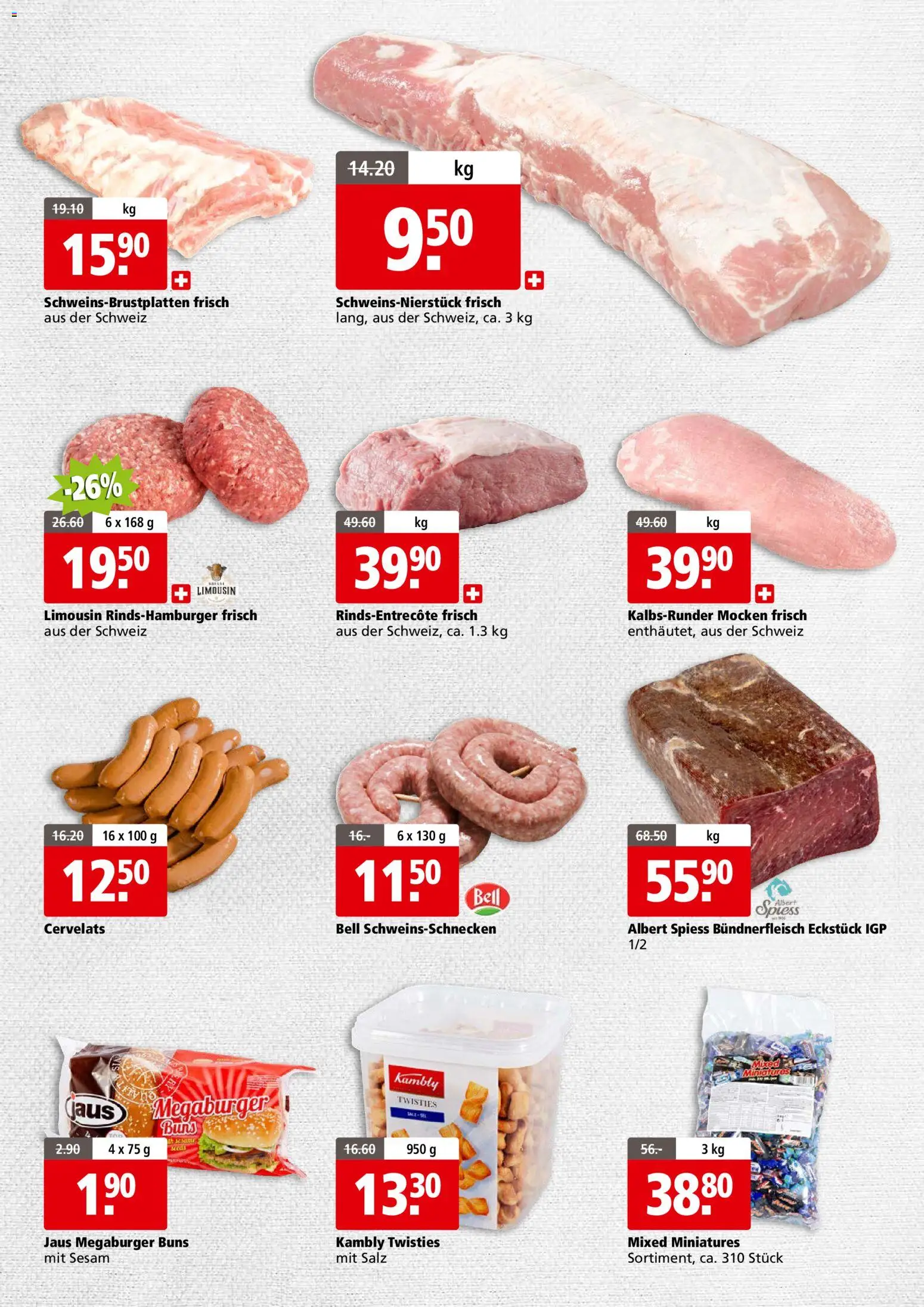 Aligro aktionen Business Schlieren, Gossau SG, Frauenfeld, Rapperswil-Jona, Sargans, Bern – gültig ab 08.06.2026 | Seite: 3 | Produkte: Salz
