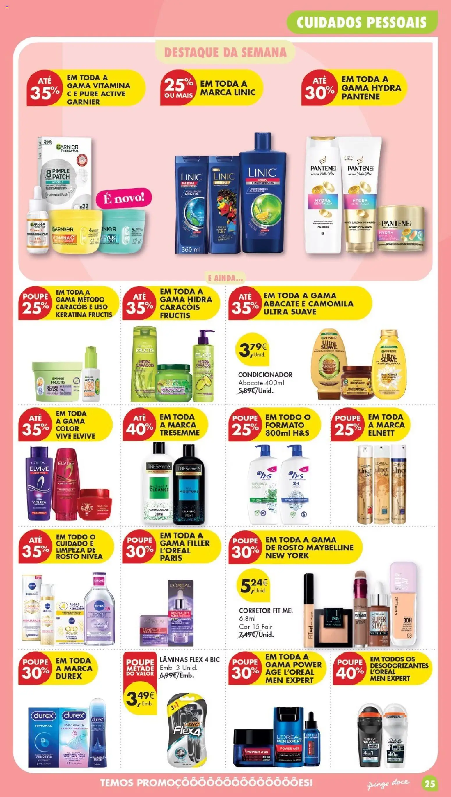 Pingo DocePoupe Esta Semana Madeira │ válido de 19.05.2026 | Página: 25 | Produtos: Shampoo, Condicionador, Corretor, Vitamina c