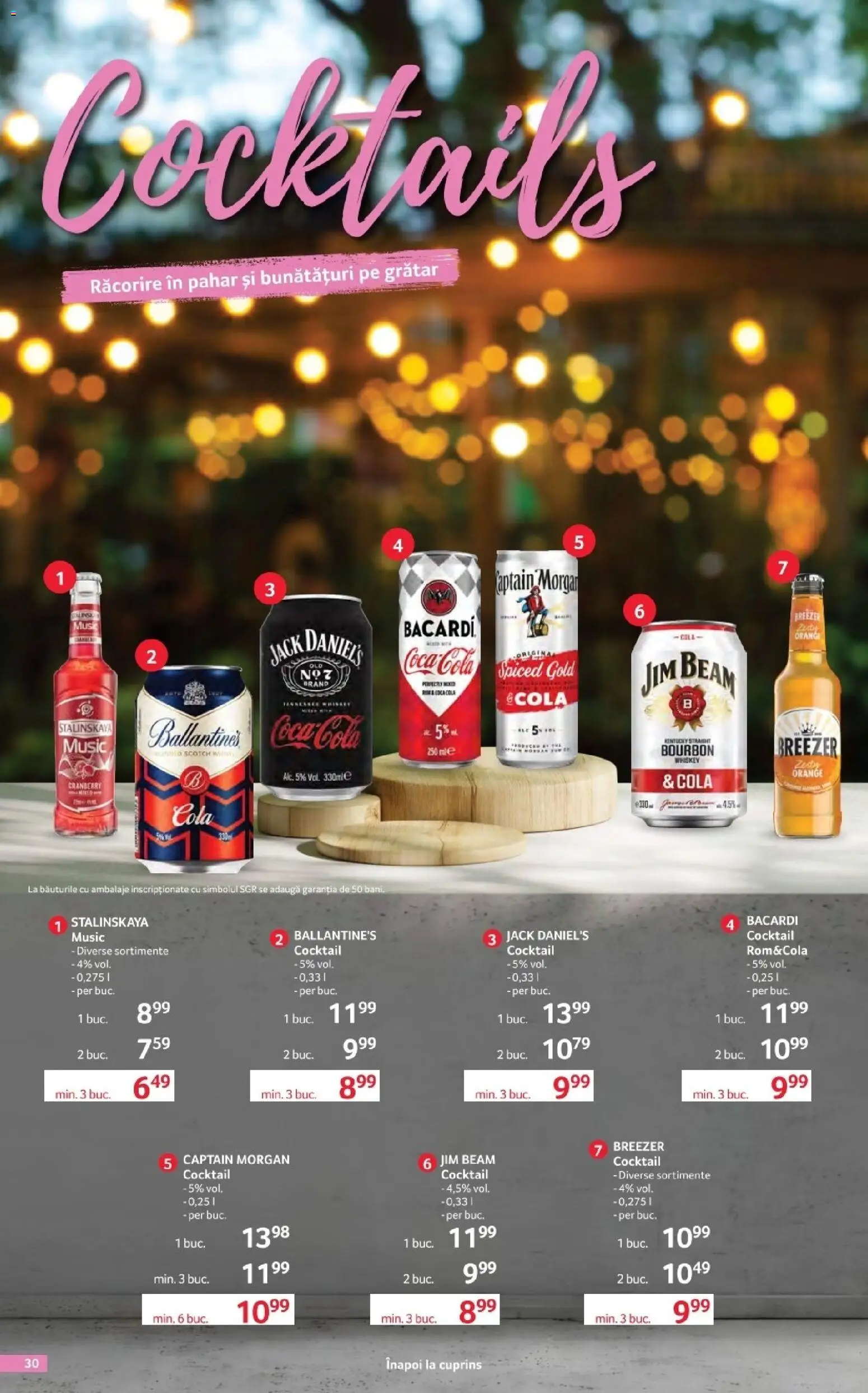 Noul catalog Selgros – valabil de la 17.04.2026 | Pagină: 30 | Produse: Amerikan servis, Cocktail, Bourbon, Whiskey