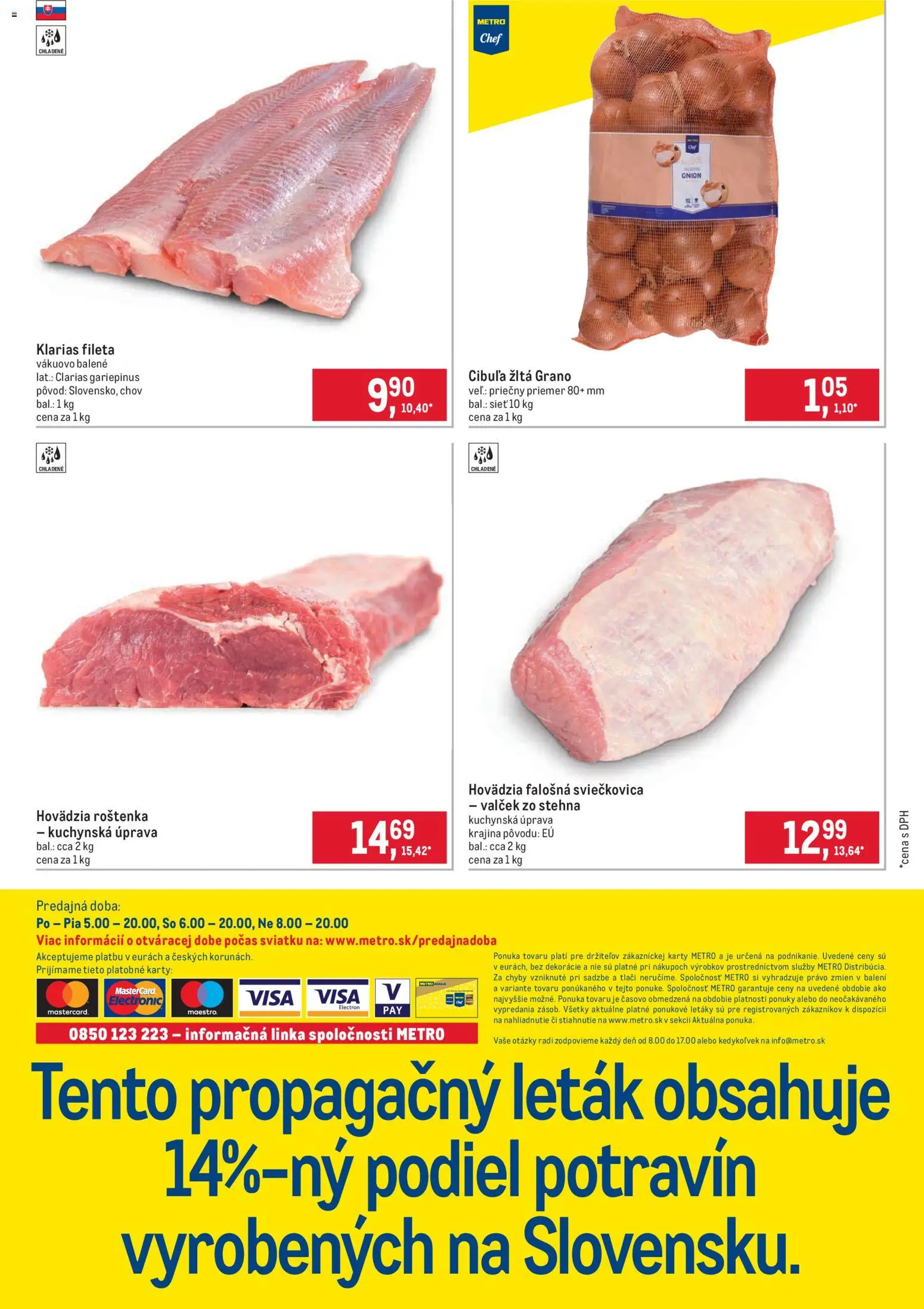 Nové Metro akcie – leták je platný od 01.07.2026 | Strana: 6 | Produkty: Cibuľa