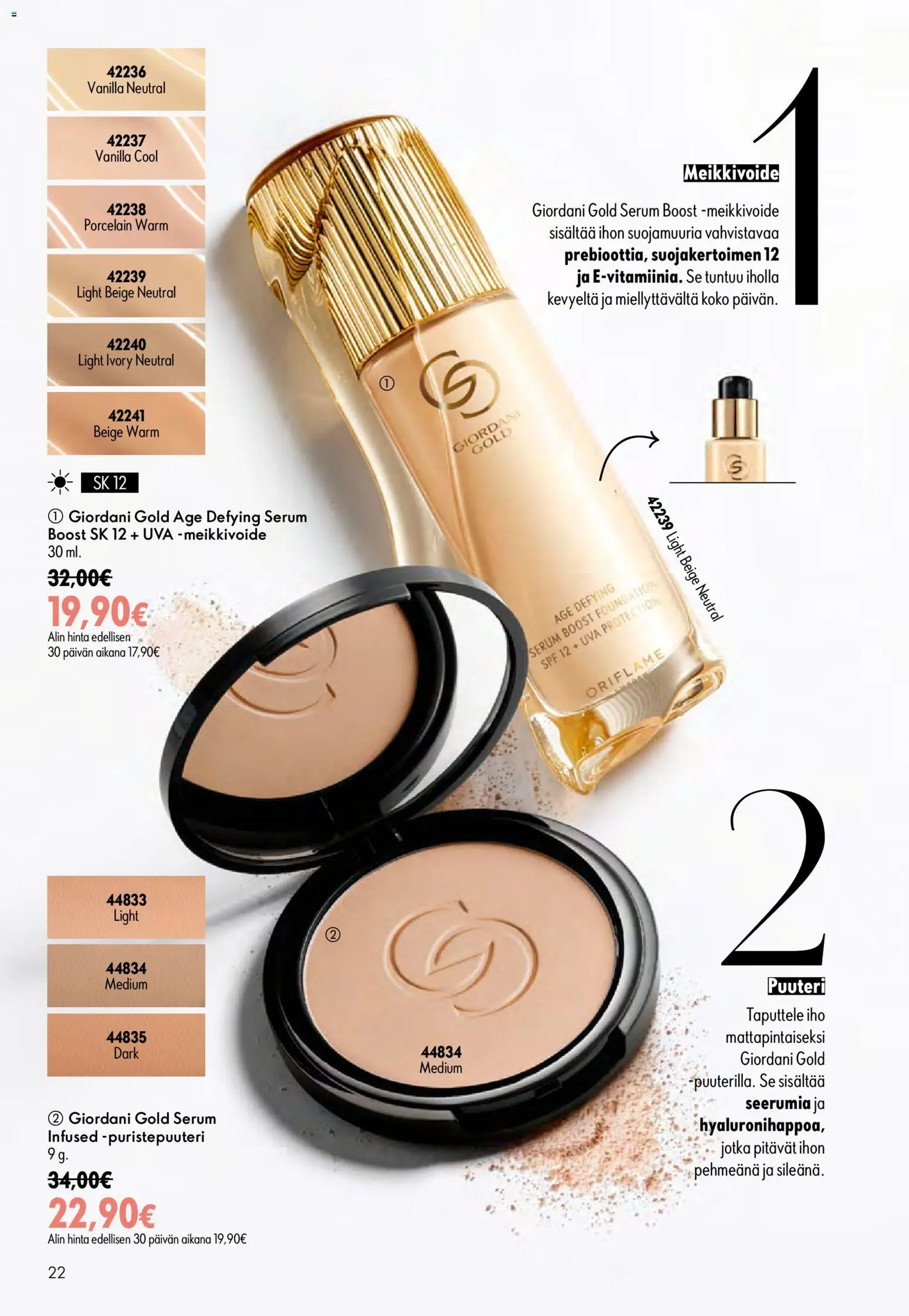 Oriflame - Esite 09 – voimassa 24/06/2026 alkaen | Sivu: 22