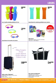 Monoprix - Prévisualisation de Monoprix catalogue valide à partir de 16.06.2026 | Page: 63 | Produits: Sac, Matelas, Valise, Lunettes