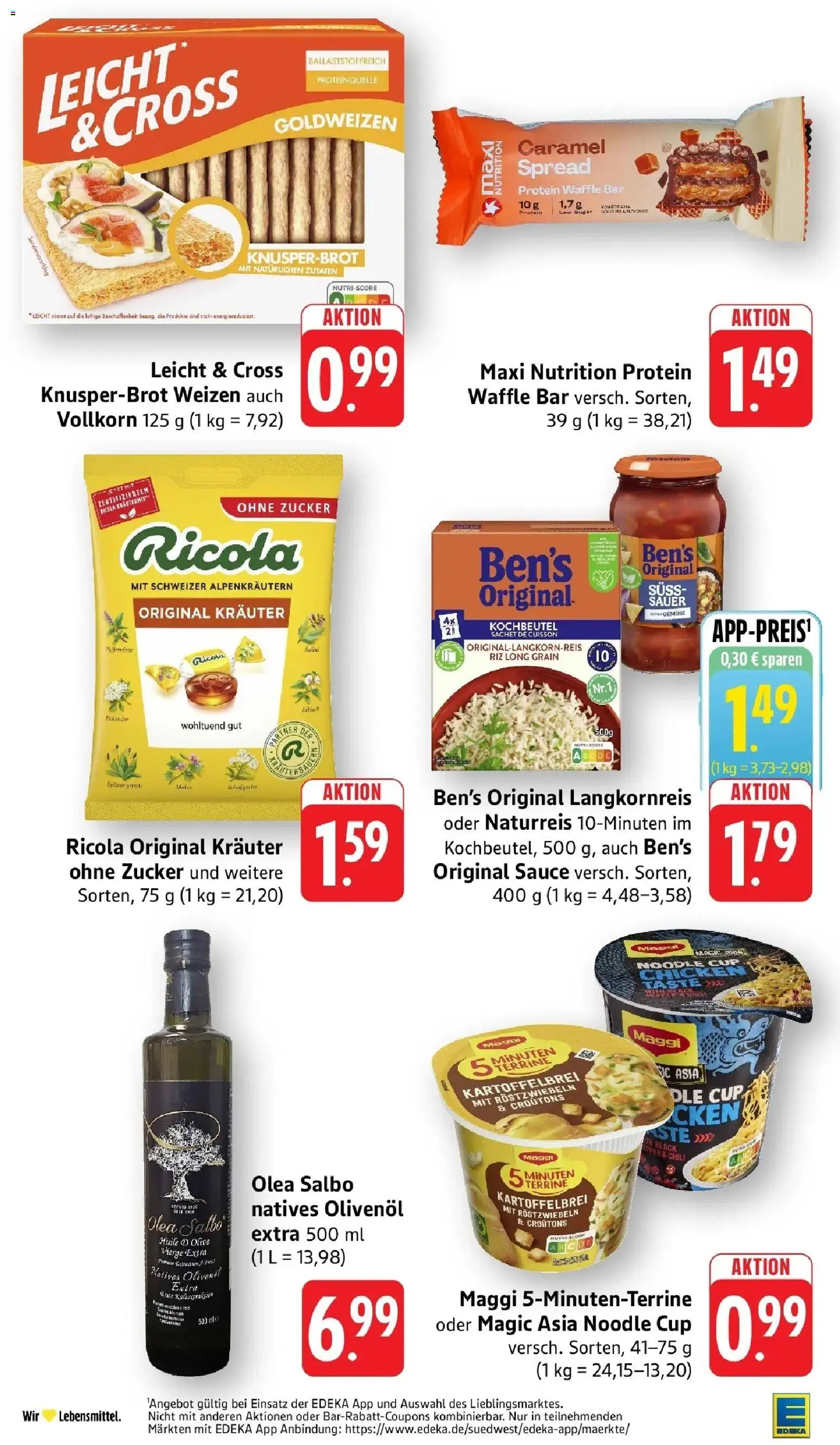 Edeka Prospekt Großostheim (ab 28.09.2026) » Angebote Online | Seite: 28 | Produkte: Olivenol, Gemüse, Zucker, Chili