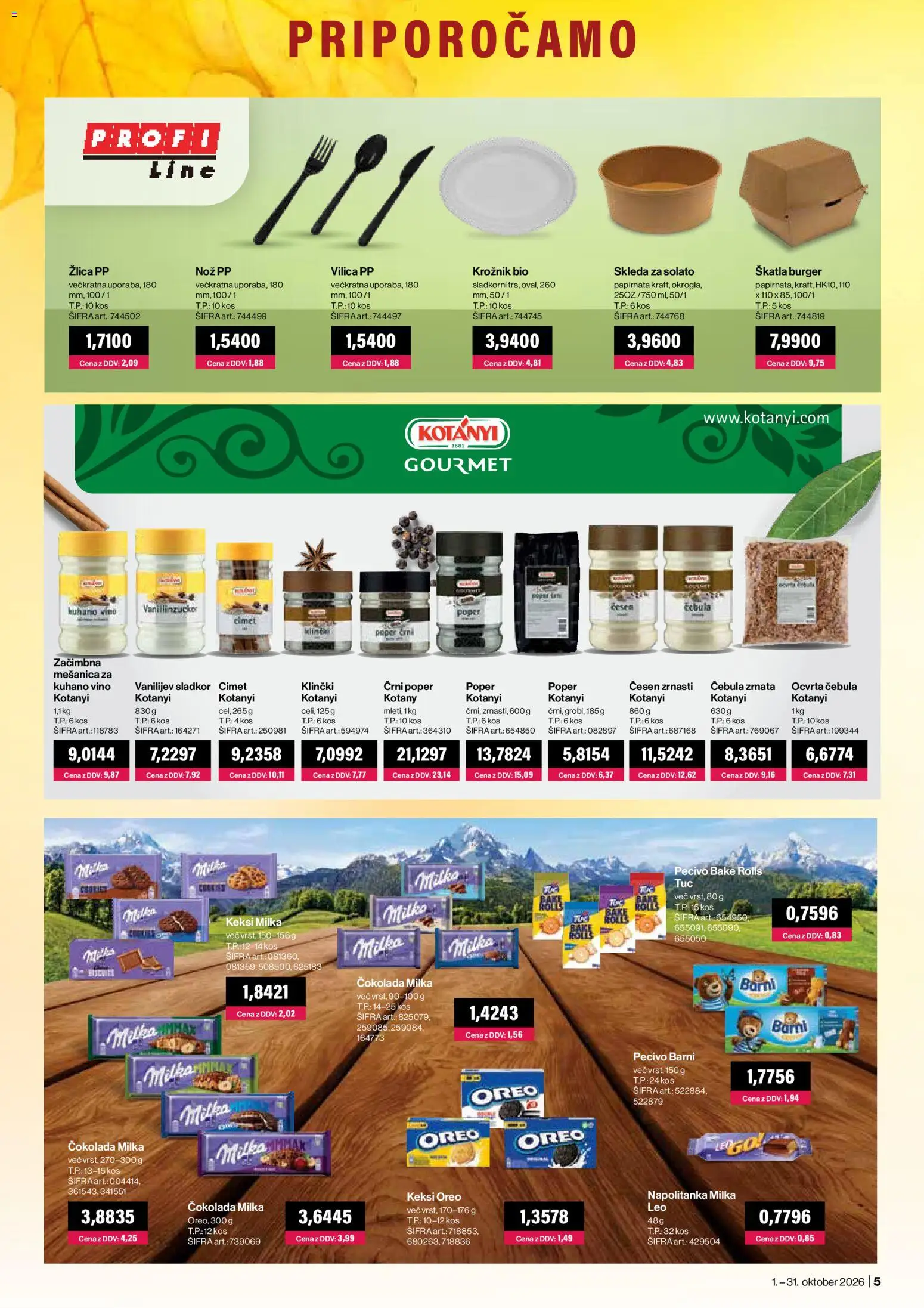 Novi Mercator katalog ponudbe – veljaven od 01.10.2026 | Stran: 5