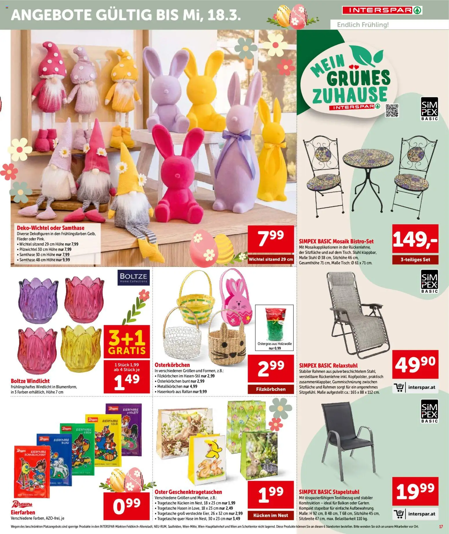 Interspar Flugblatt - Vorarlberg gültig ab 26.02.2026 | Seite: 18 | Produkte: Tisch, Stuhl