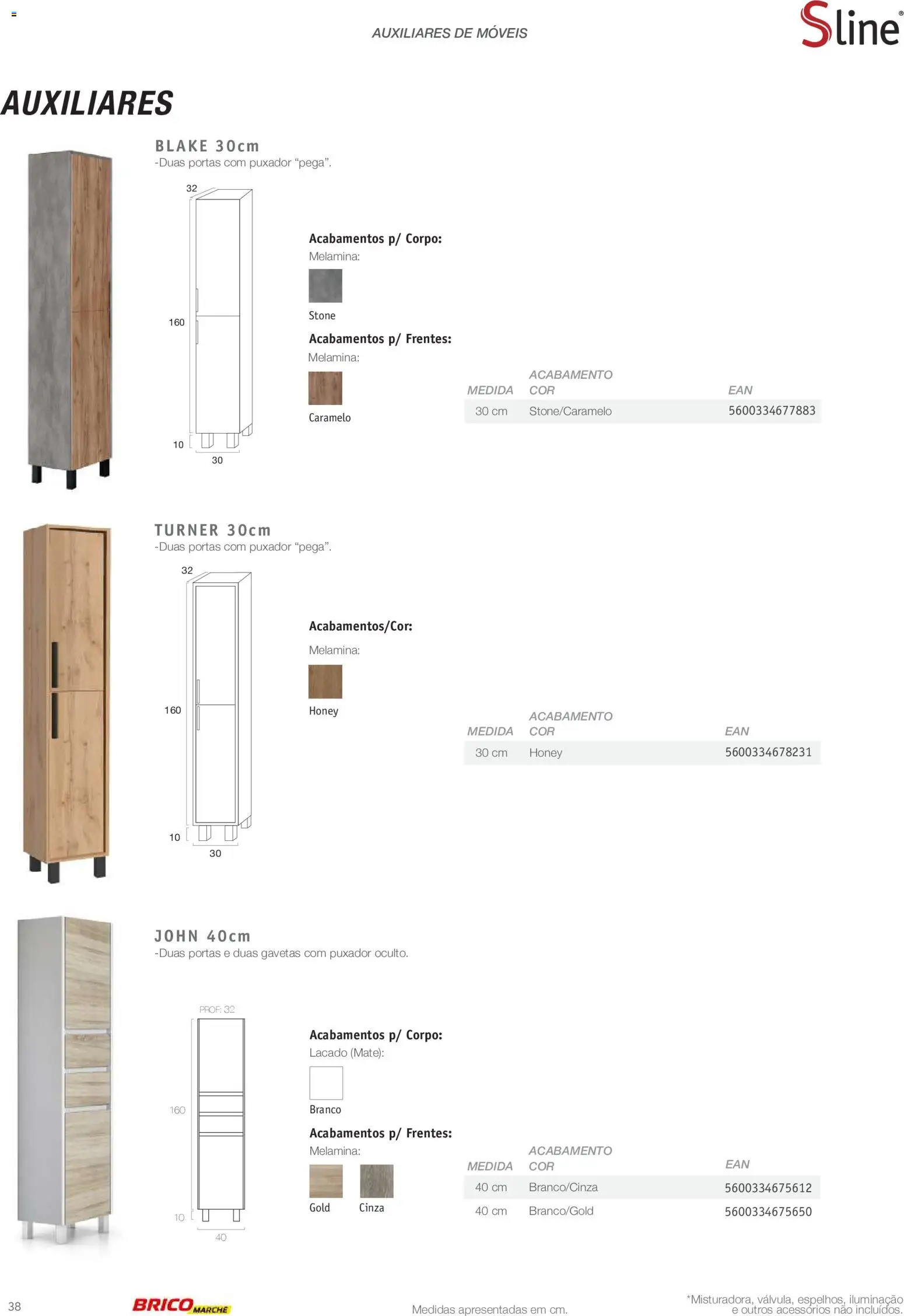 BricoMarché Catálogo de Inspiração Banho │ válido de 15.06.2026 | Página: 38 | Produtos: Portas