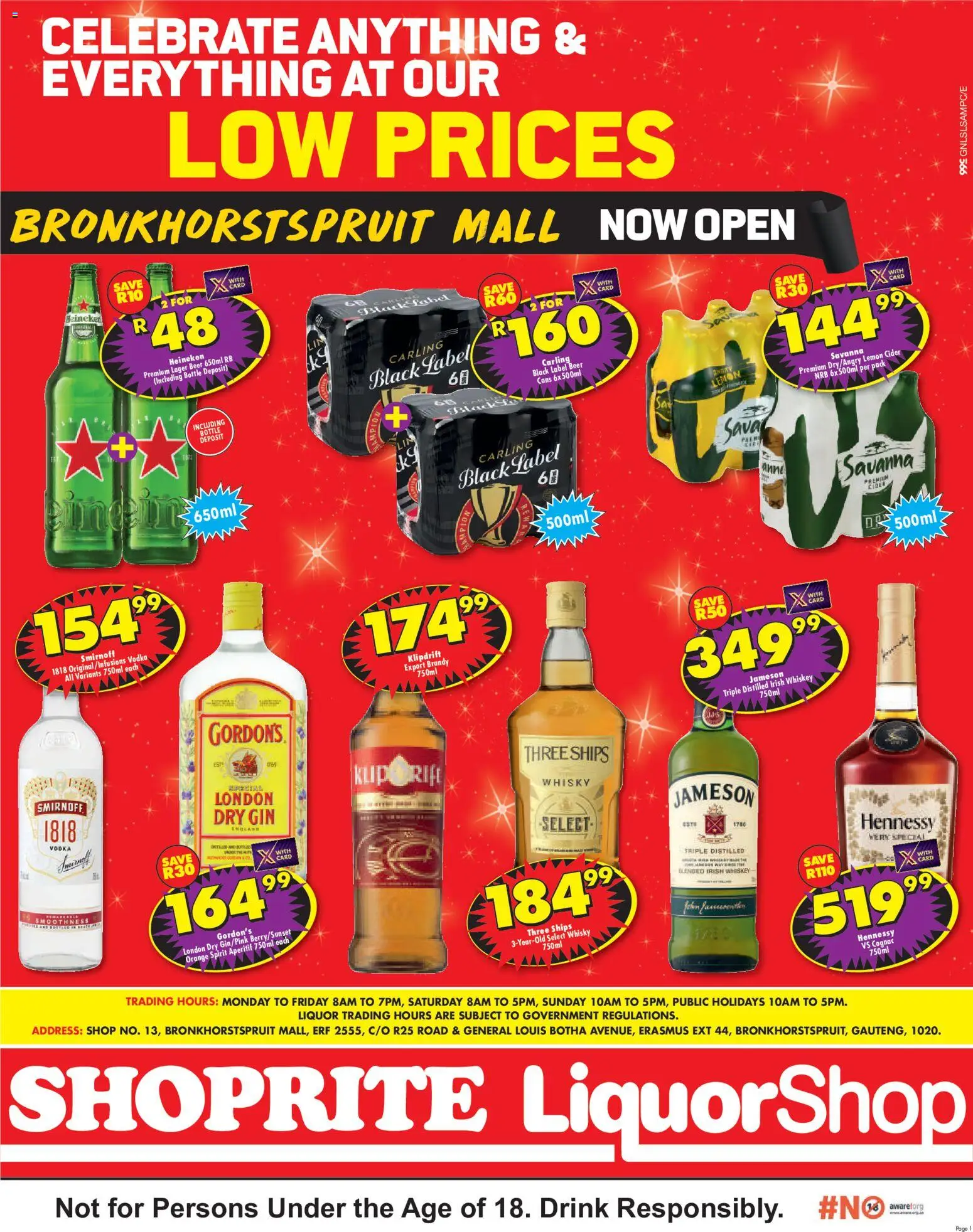 Shoprite Bronkhorstspruit Mall LiquorShop Specials (06/07/2026 - 19/07/2026) → Catalogue catalogue cover