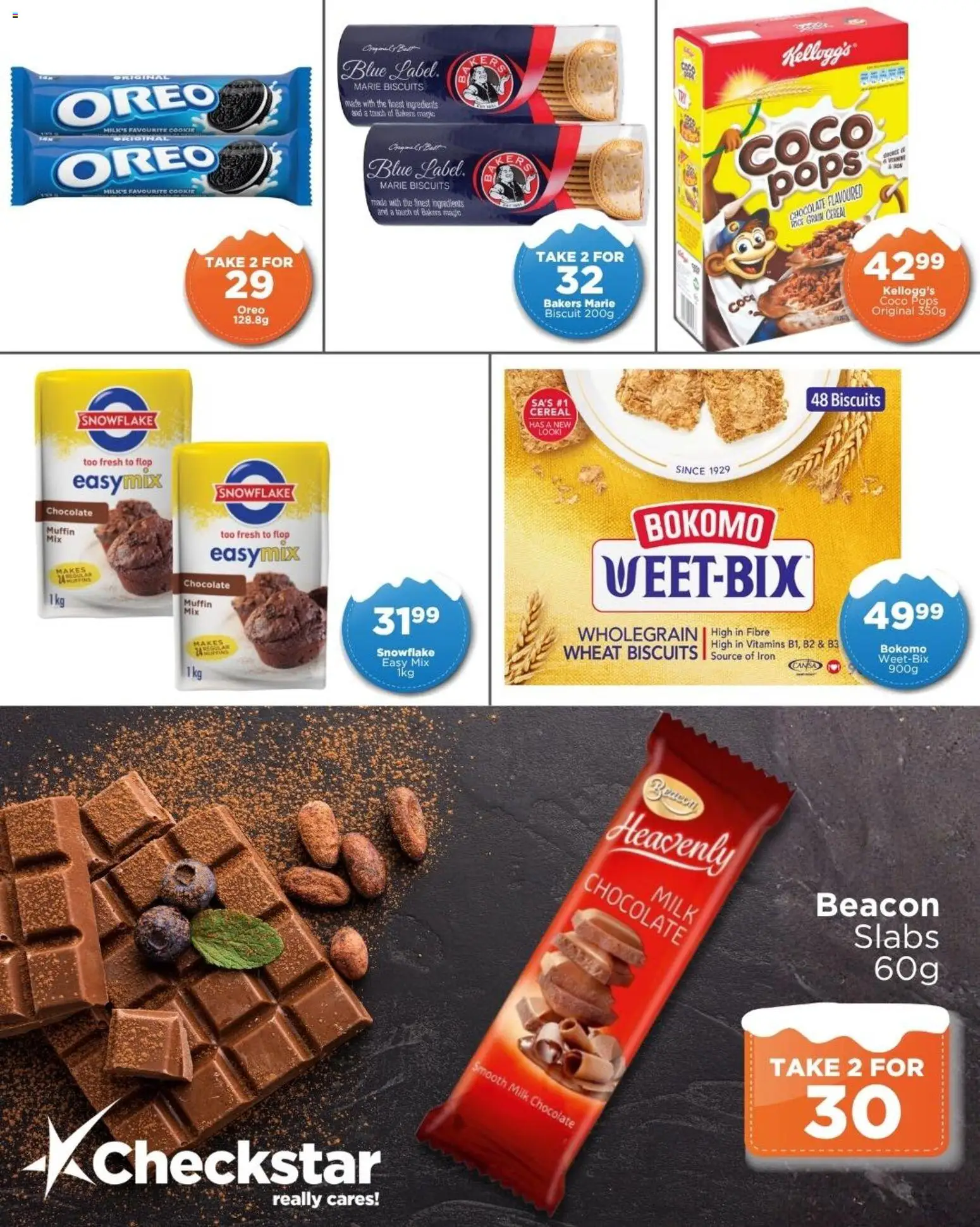 New Check Star catalogue – valid from 25.05.2026 | Page: 6 | Products: Iron, Milk, Biscuits, Chocolate