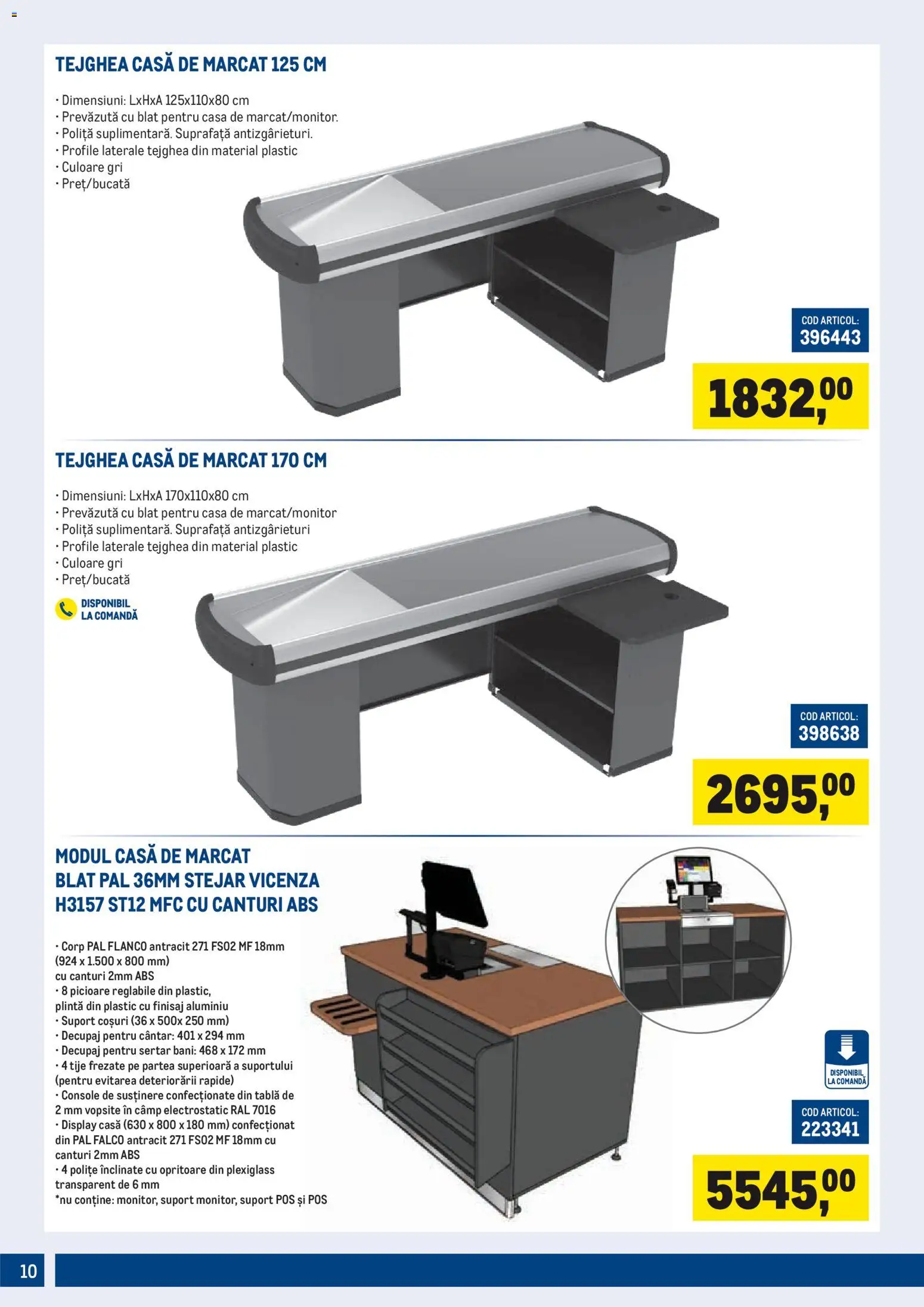 Noul catalog Metro – valabil de la 01.07.2026 | Pagină: 10 | Produse: Tablă, Cântar