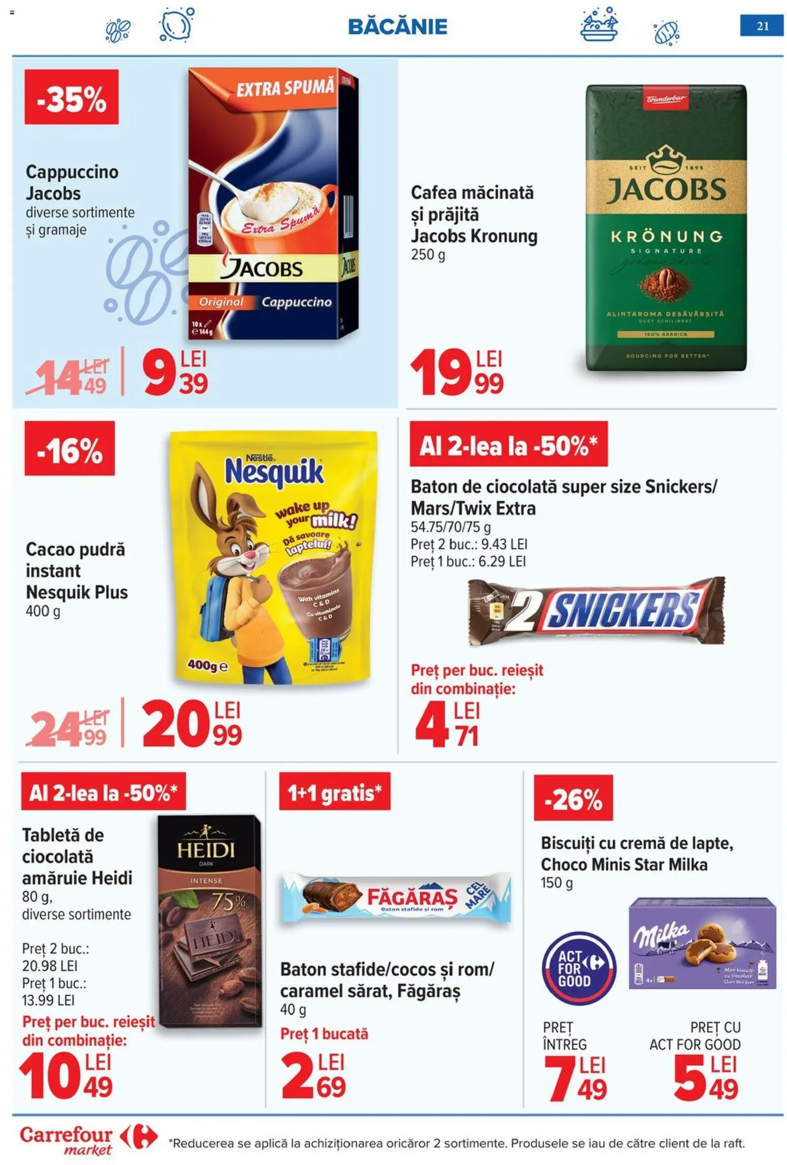 Noul catalog Carrefour – valabil de la 06.05.2026 | Pagină: 24 | Produse: Tabletă, Pudră, Köpek çiti, Ciocolată