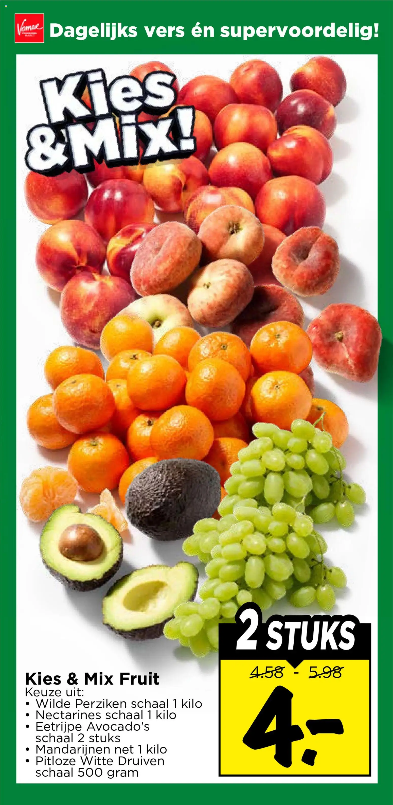 {H1} | Pagina: 9 | Producten: Nectarines, Mandarijnen, Schaal, Druiven
