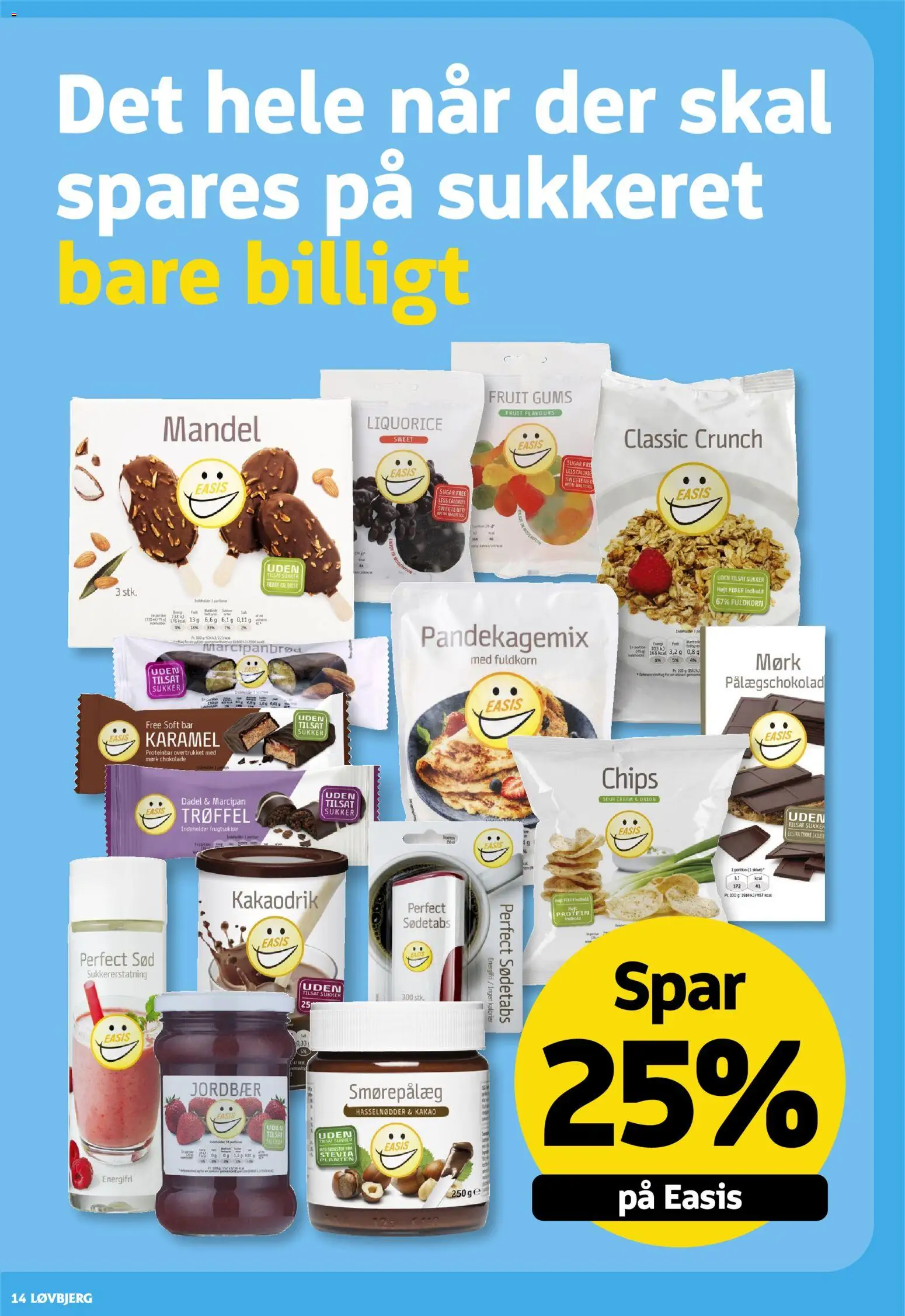 Løvbjerg tilbudsavis – gyldig fra 12.06.2026 | Side: 14 | Produkter: Jordbær, Kakao, Marcipanbrød, Sukker