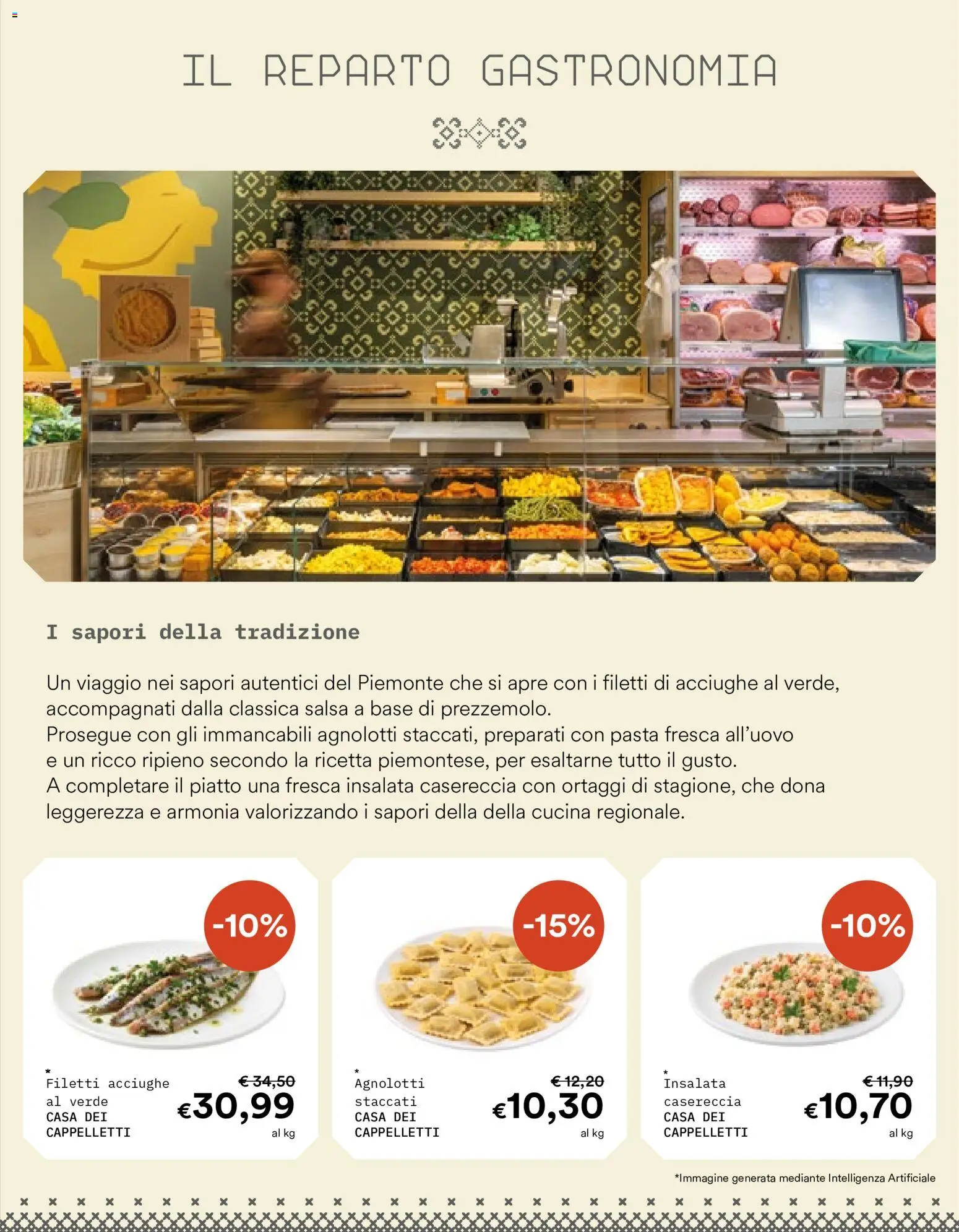 Volantino Borello Supermercati del 09/09/2026 | Pagina: 3 | Prodotti: Insalata, Salsa, Pasta, Piatto