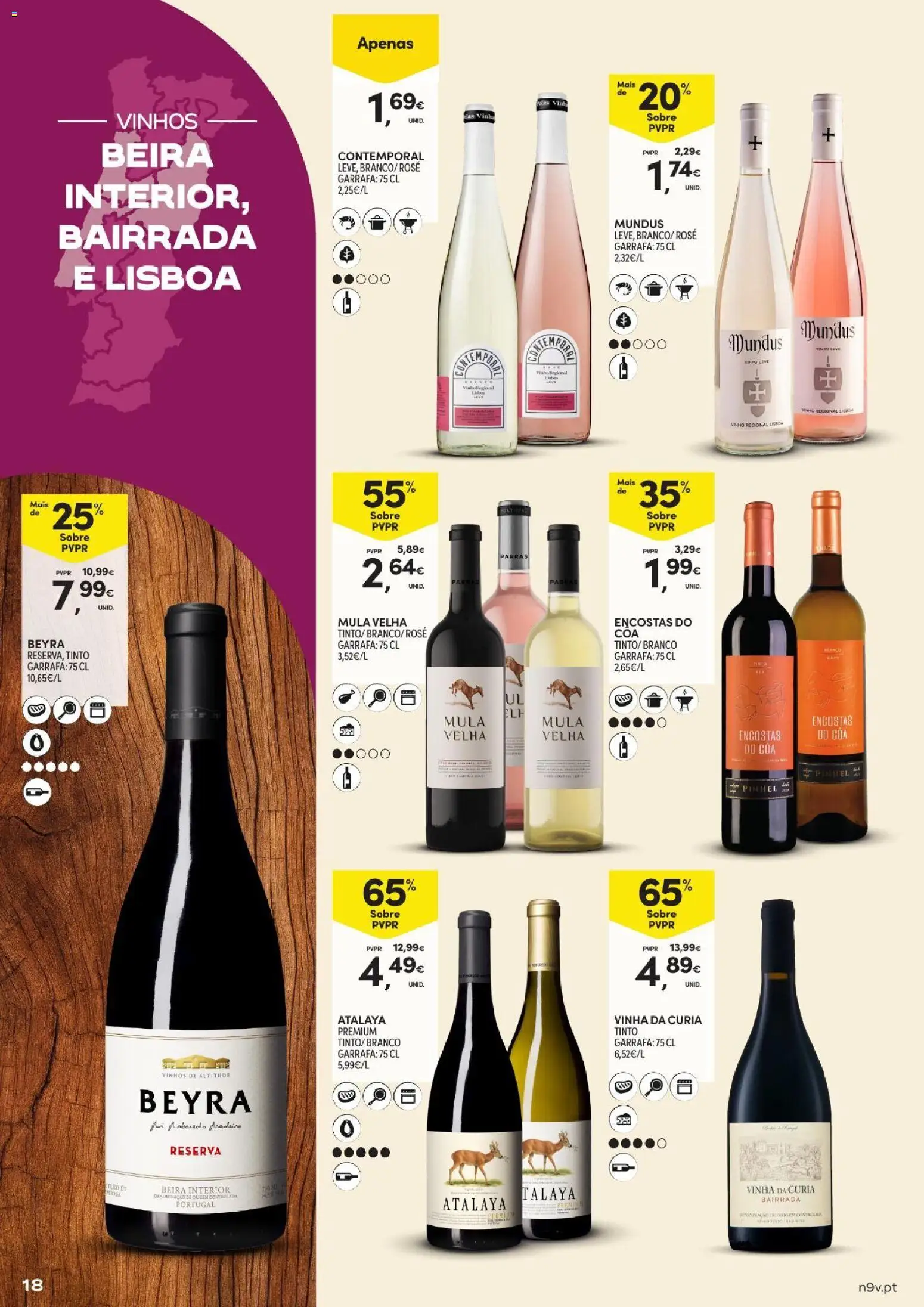 Continente Açores Vinhos, Enchidos e Queijos │ válido de 22/09/2026 | Página: 18 | Produtos: Vinho