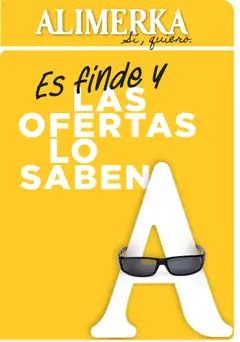 Vista previa Alimerka Fin de semana válido desde el 06/08/2026