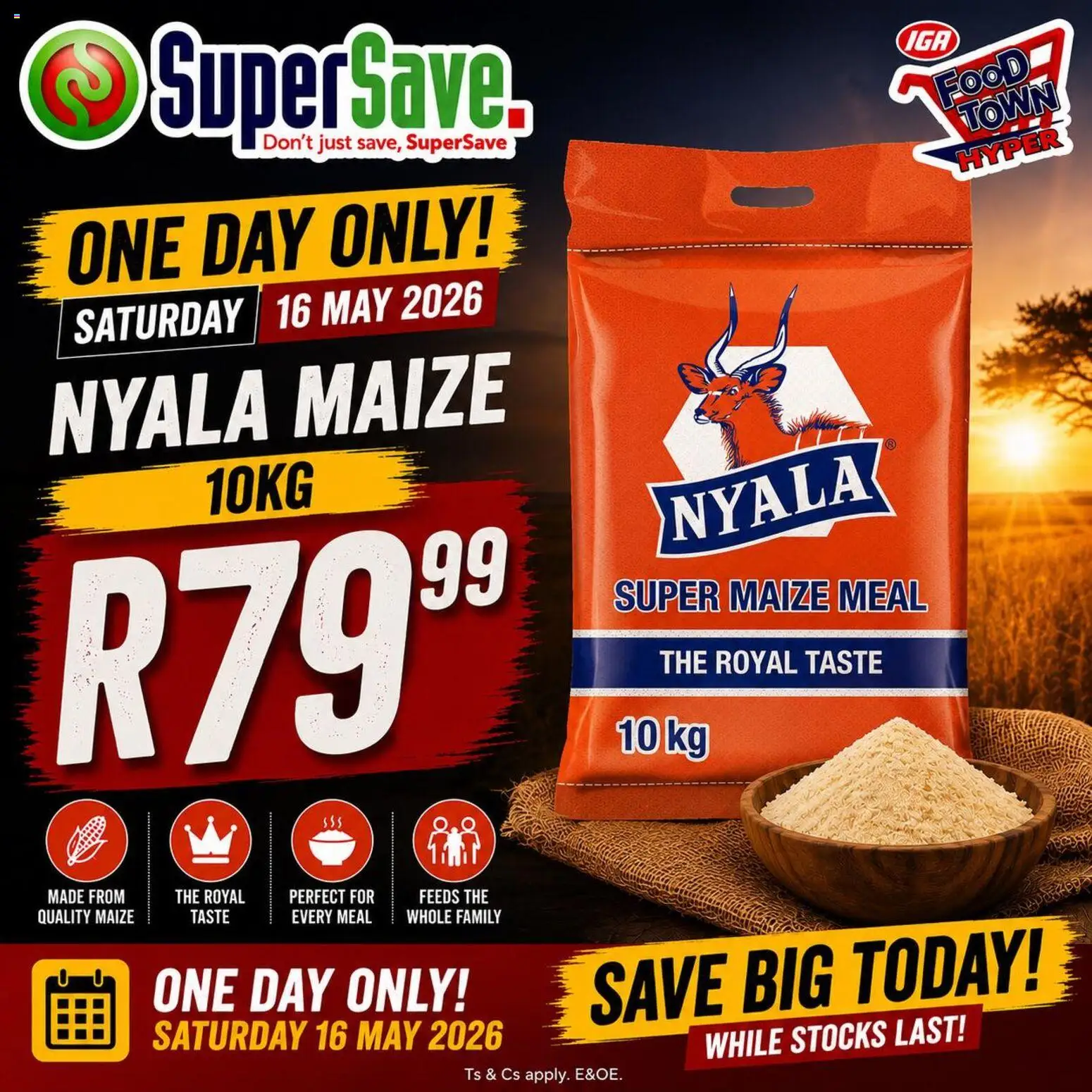 New Super Save catalogue – valid from 16.05.2026 | Page: 1 | Products: Maize meal