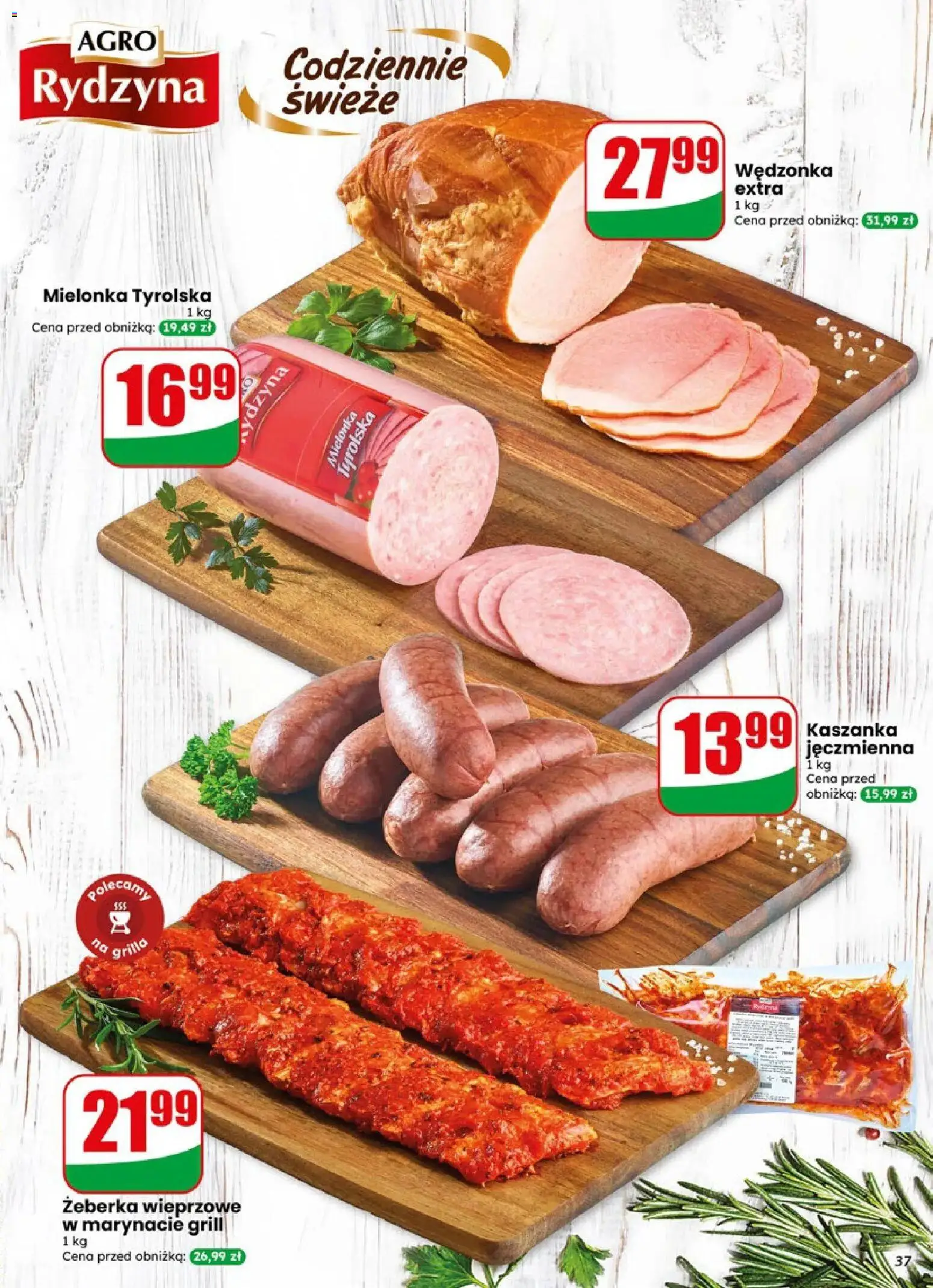 Dino gazetka od 06.05.2026 | Strona: 37 | Produkty: Mielonka tyrolska, Grill, Kaszanka