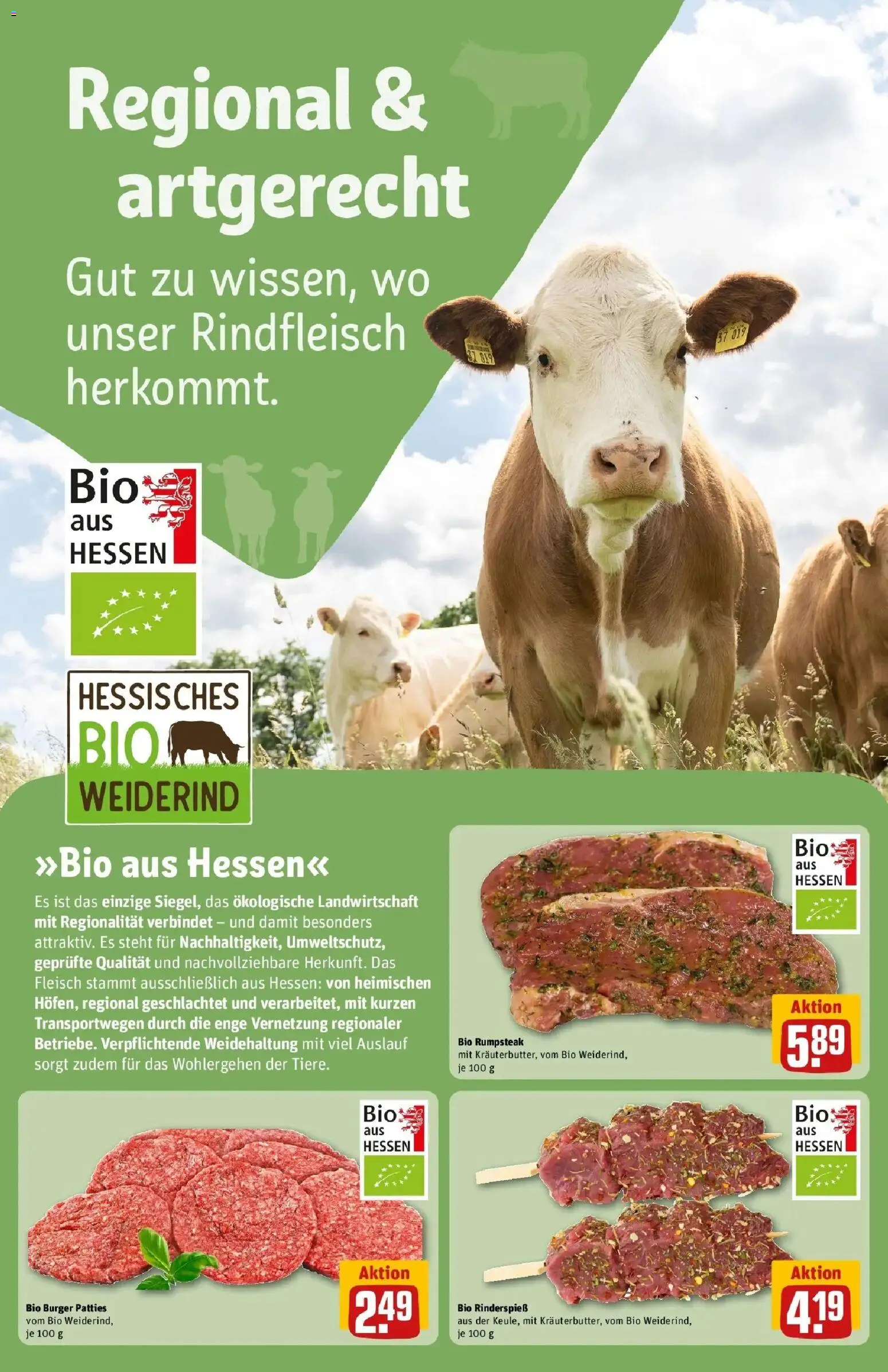 REWE Prospekt ab 14.09.2026 zum Blättern » Angebote | Seite: 11 | Produkte: Rumpsteak, Burger, Rindfleisch, Fleisch