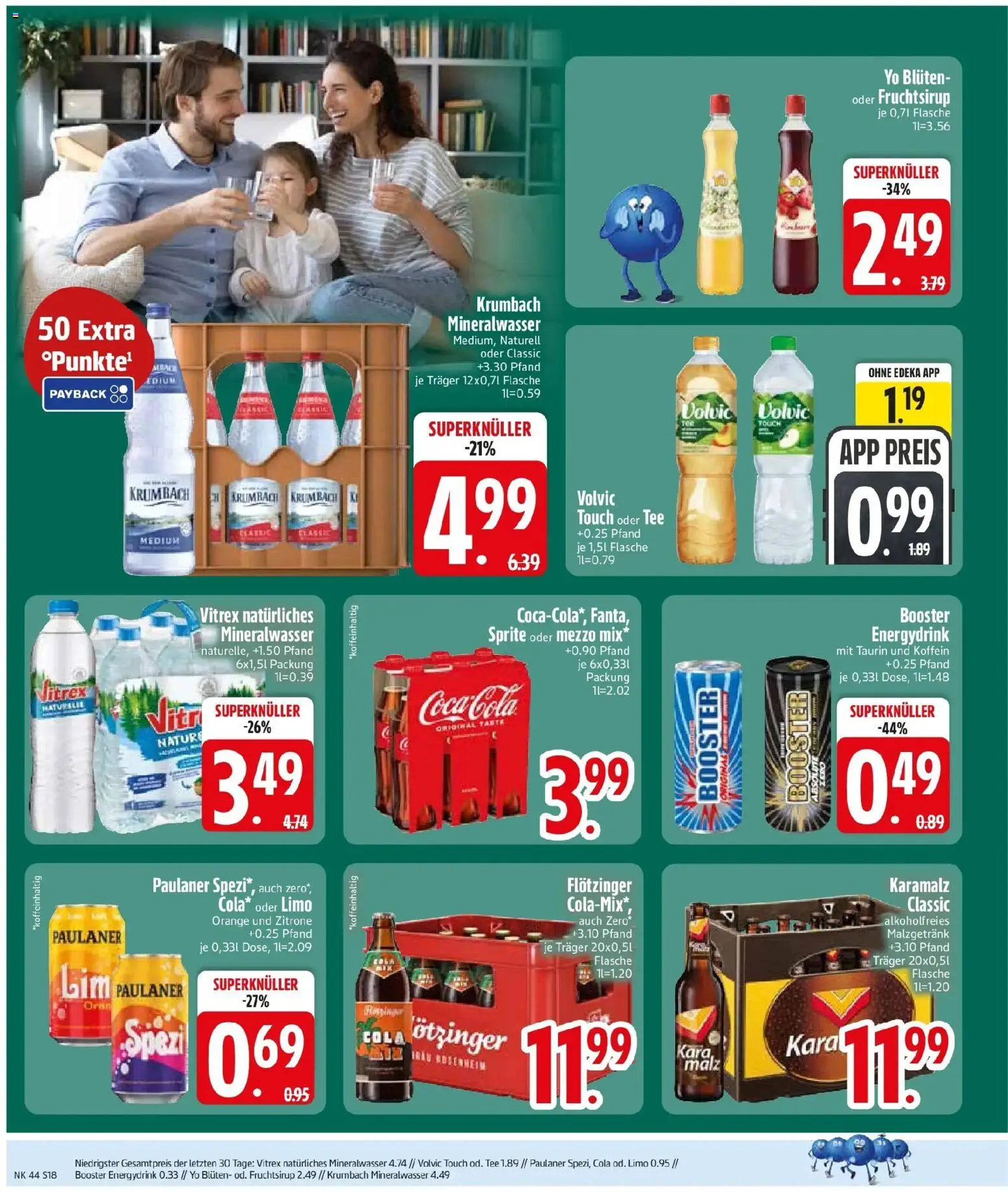 Edeka Prospekt Burghausen (ab 26.10.2026) » Angebote Online | Seite: 20 | Produkte: Cola, Paulaner spezi, Tee, Paulaner