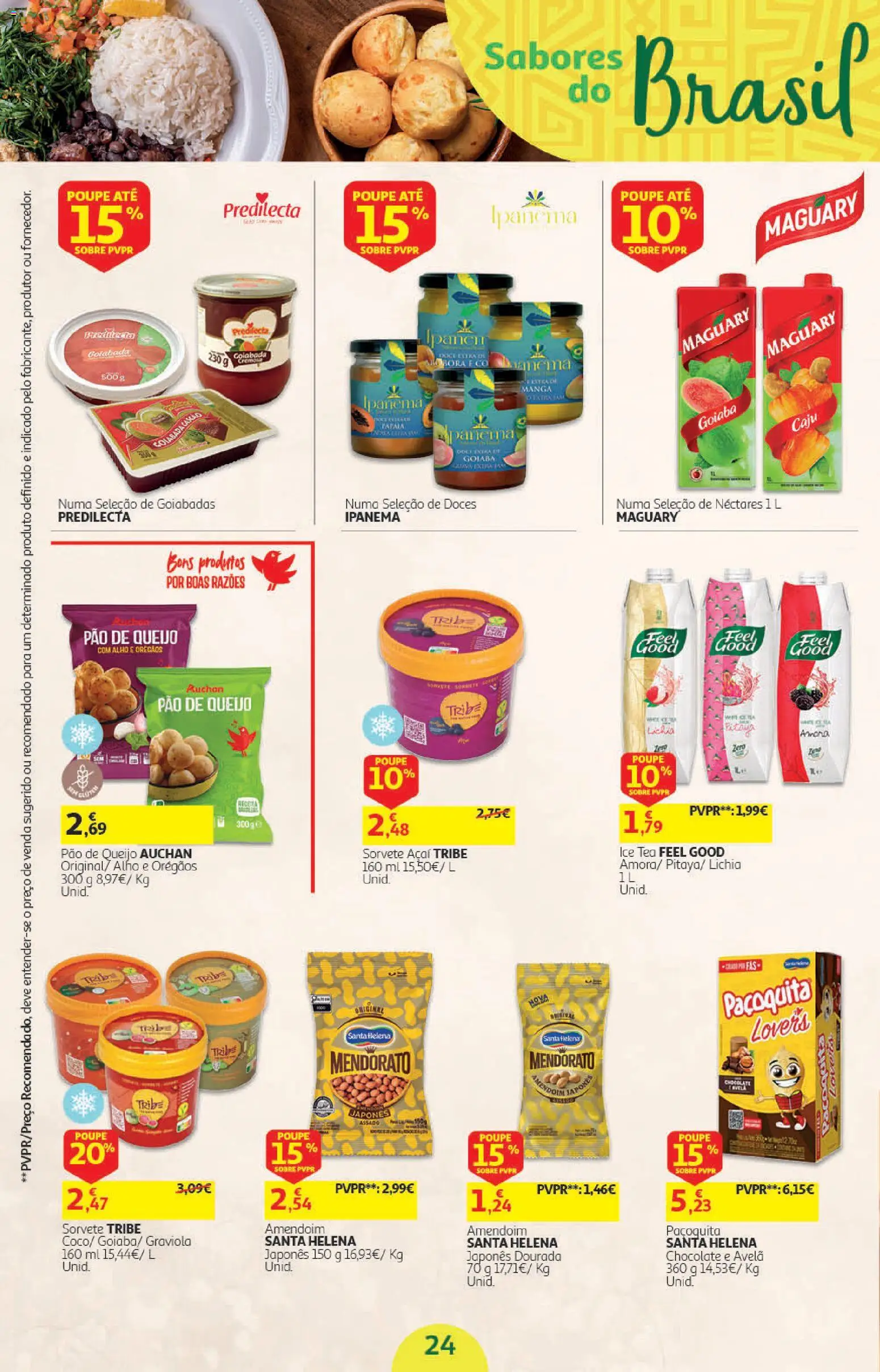 Auchan Halloween │ válido de 21/10/2026 | Página: 24 | Produtos: Dourada, Manga, Pão, Chocolate