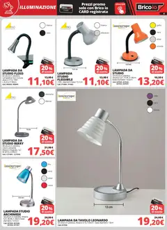 Anteprima del volantino Brico io volantino valido a partire dal 24/08/2026 | Pagina: 8 | Prodotti: Alluminio, Tavolo, Lampada, Illuminazione