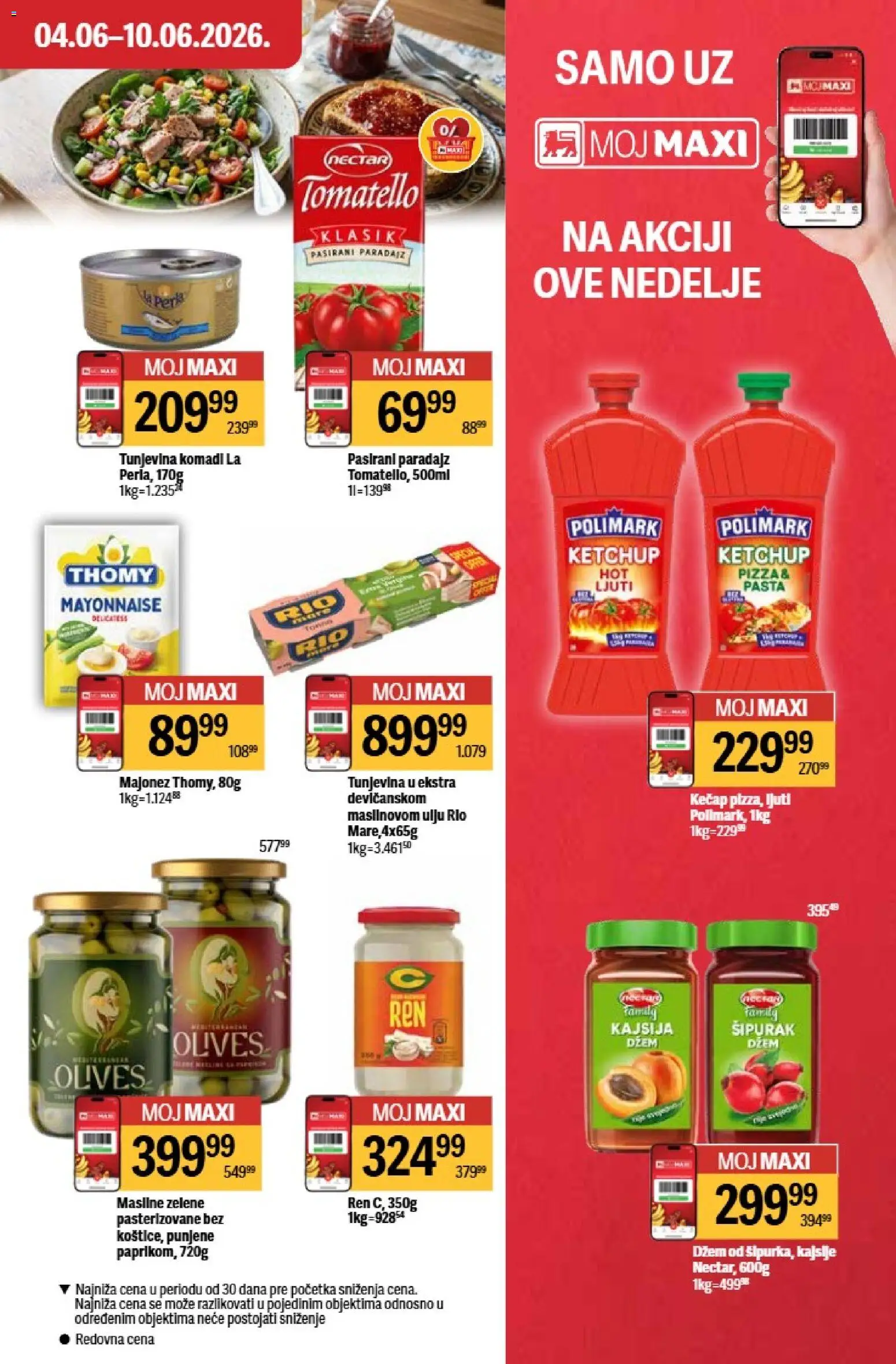 Maxi katalog - važi od 04.06.2026 | Strana: 17 | Proizvode: Kečap, Pasirani paradajz, Kajsija, Paradajz