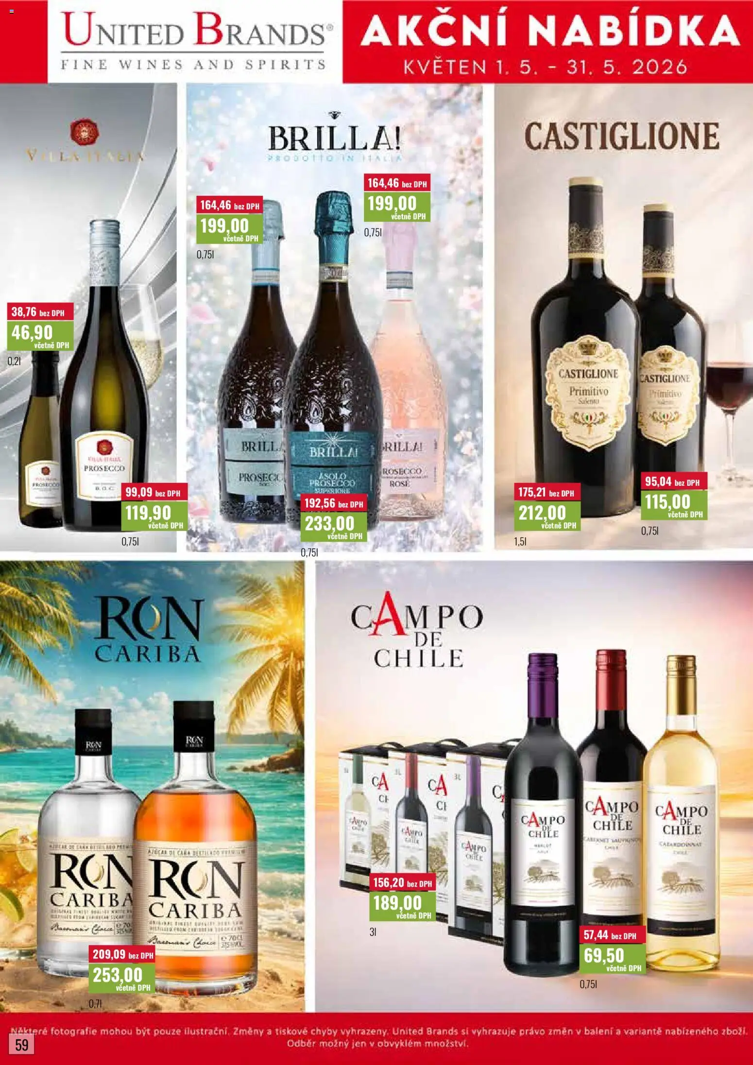 Ratio leták od 01.05.2026 | Strana: 60 | Produkty: Prosecco, Primitivo, Prosecco rosé