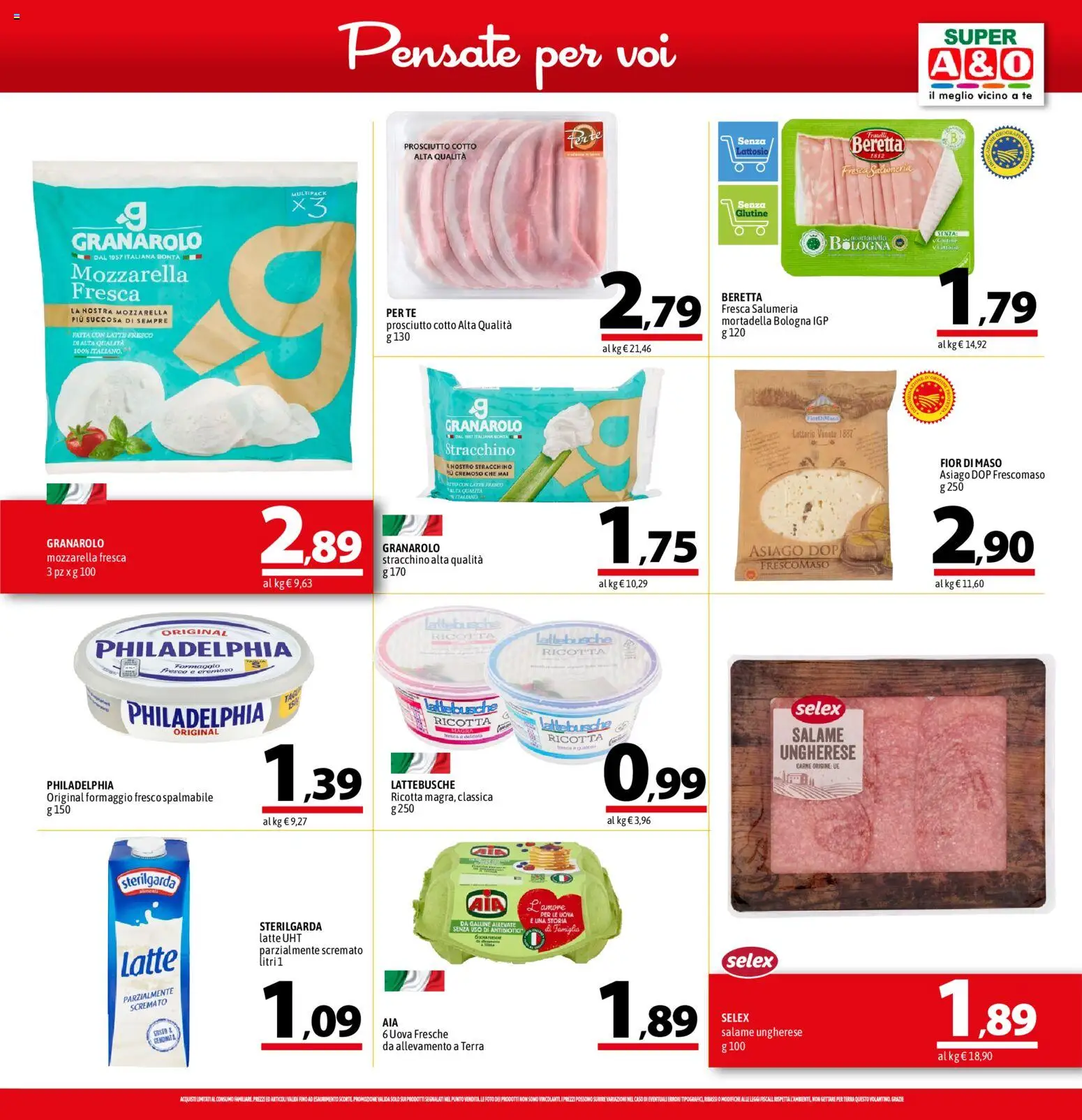 Volantino A&O del 30.04.2026 | Pagina: 5 | Prodotti: Tè, Formaggio, Stracchino, Ricotta