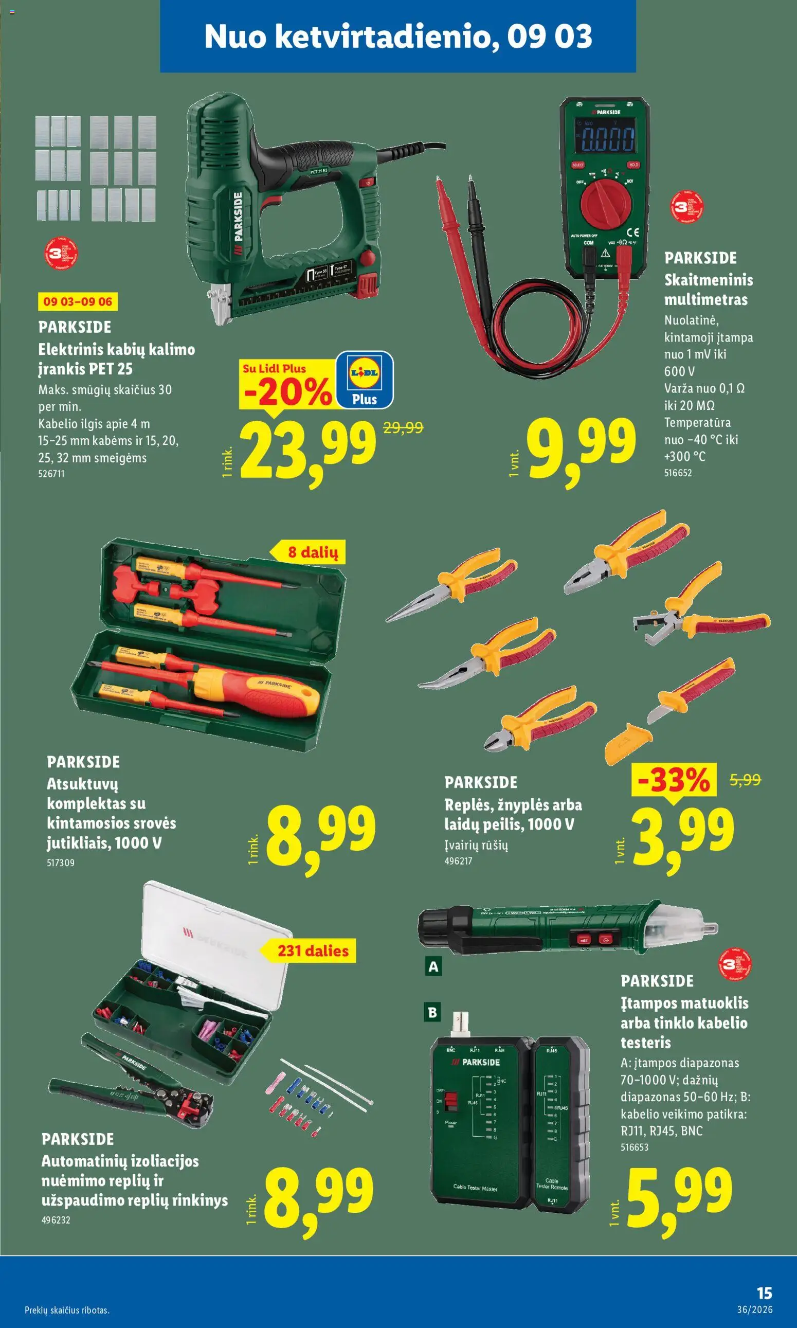 LIDL akcijos nuo 2026.08.31 | Puslapis: 15