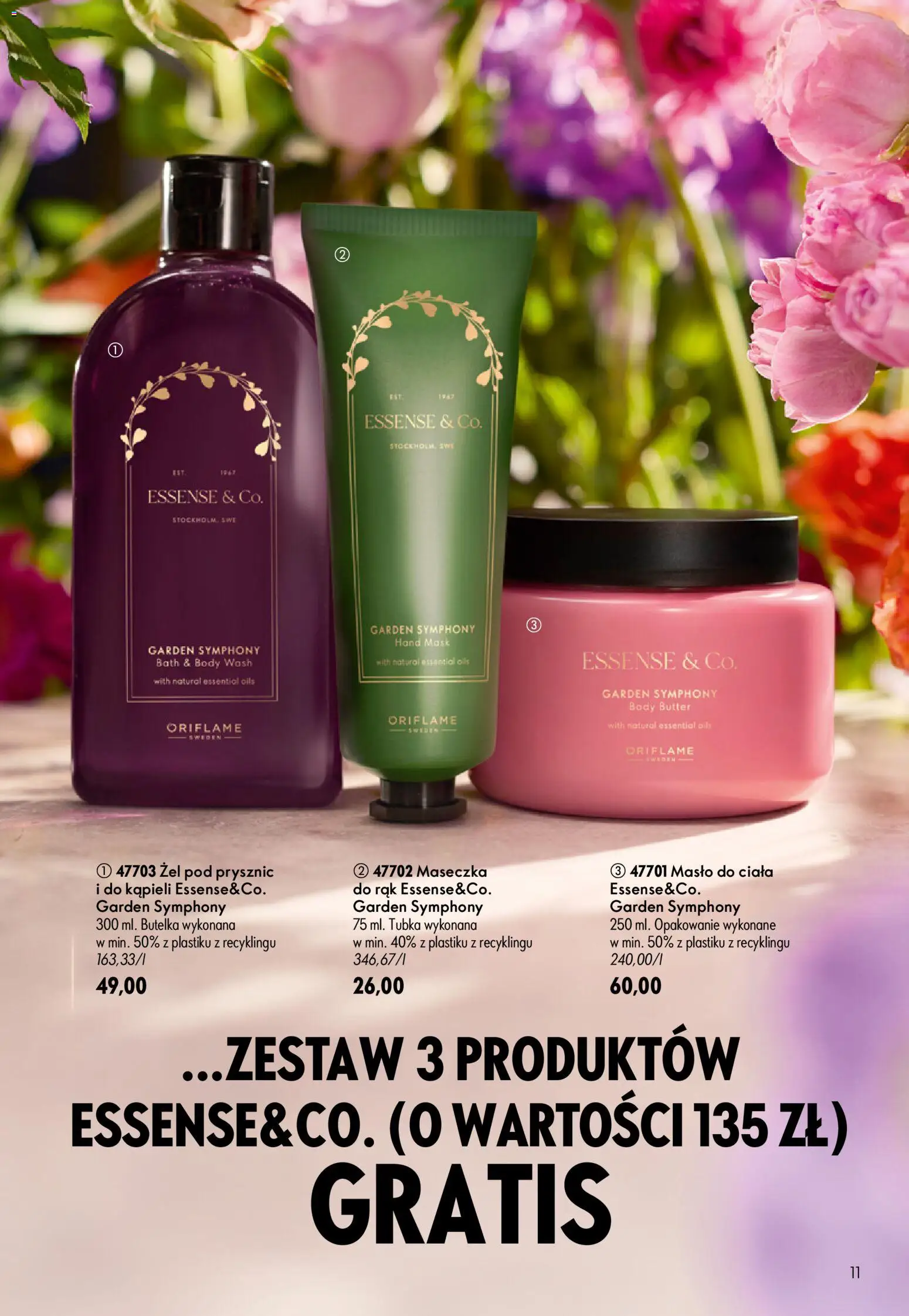 Oriflame Katalog 11 2026 od 29.07.2026 | Strona: 11 | Produkty: Prysznic, Masło, Body, Żel pod prysznic