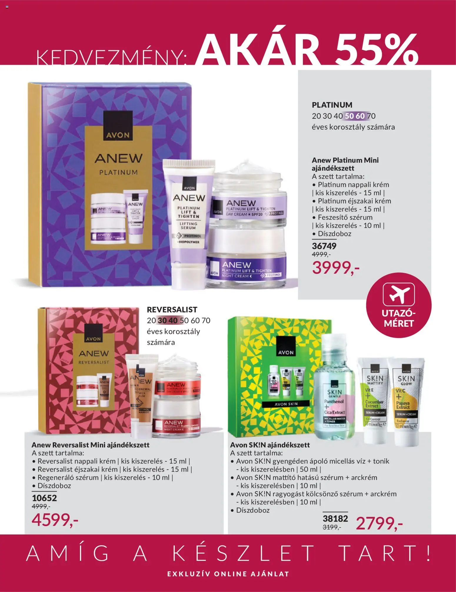 Avon akciós ujság - amely érvényes a következő dátumtól: 01.06.2026 | Oldal: 34 | Termékek: Micellás víz, Arckrém