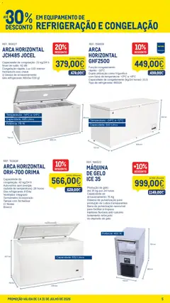 Pré-visualização Makro Equipamentos de Refrigeração e Congelação - Descontos até 30 válido de 01/07/2026 | Página: 5 | Produtos: Isolamento, Frigorífico, Termómetro, Ventilador