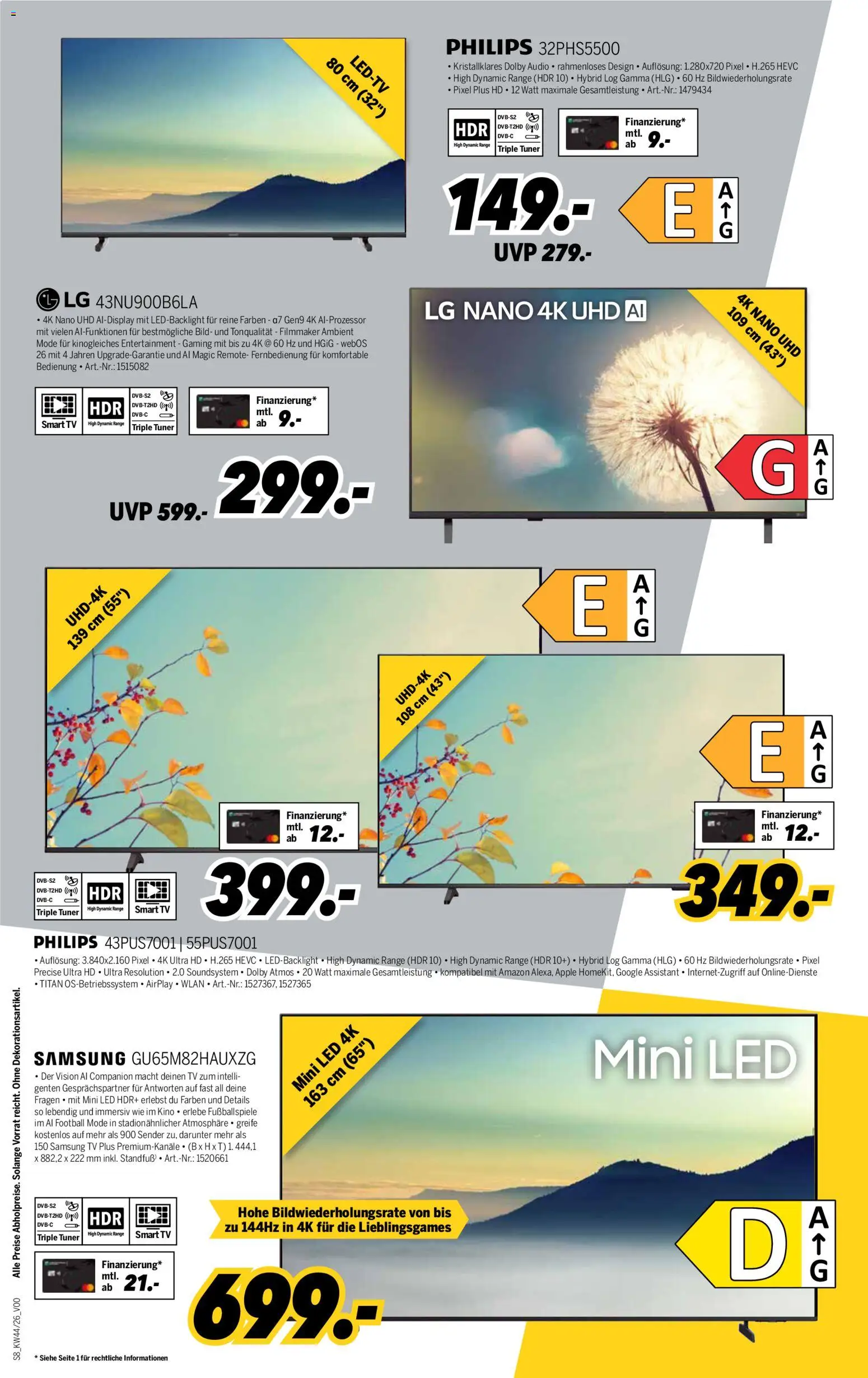 Medimax Prospekt – gültig ab 24.10.2026 | Seite: 8 | Produkte: LG, Smart TV, Football, TV