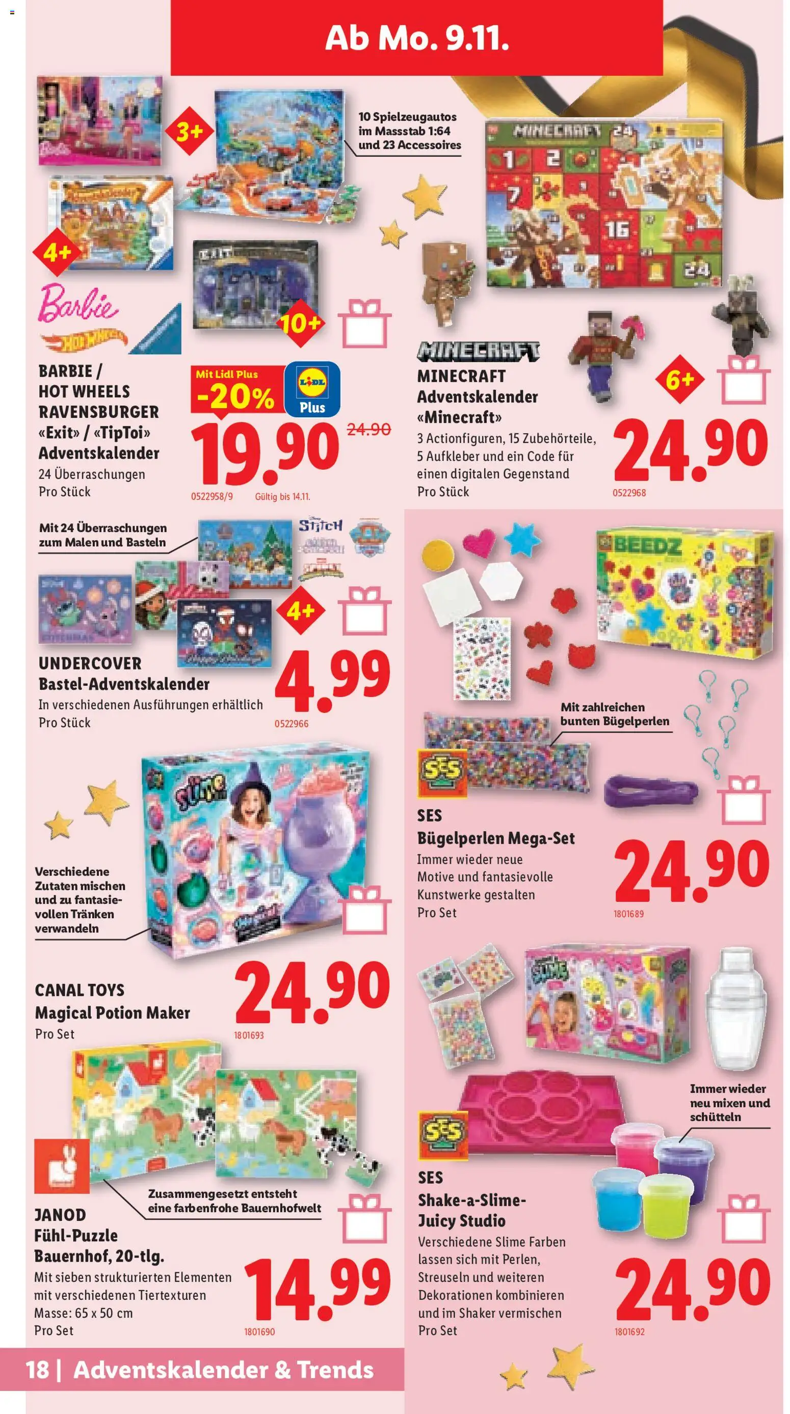Lidl aktionen Spielwaren – gültig ab 29.10.2026 | Seite: 18