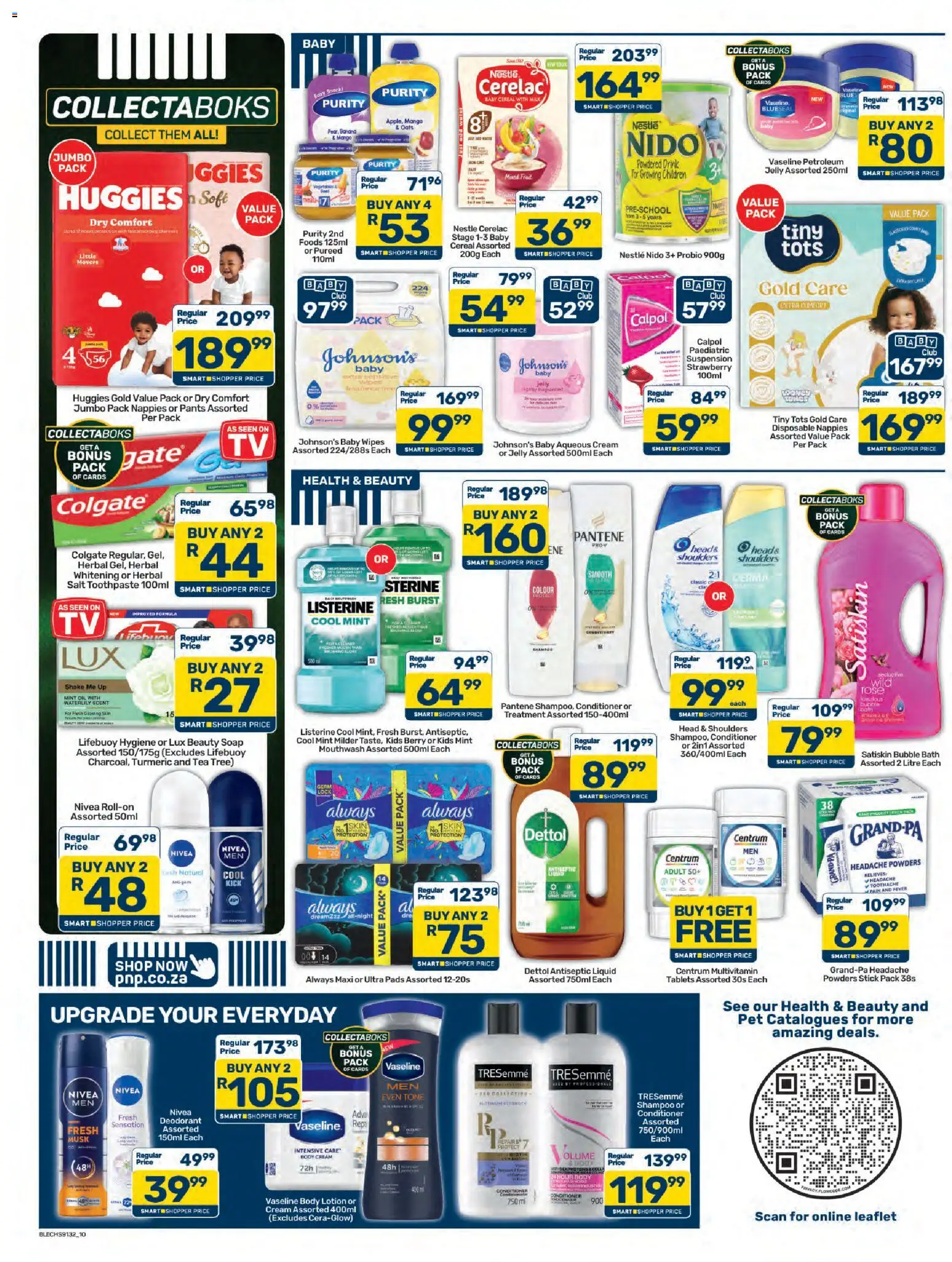 New Pick n Pay catalogue – valid from 23/10/2026 | Page: 10 | Products: Antiseptic liquid, Soap, Nappies, Mango