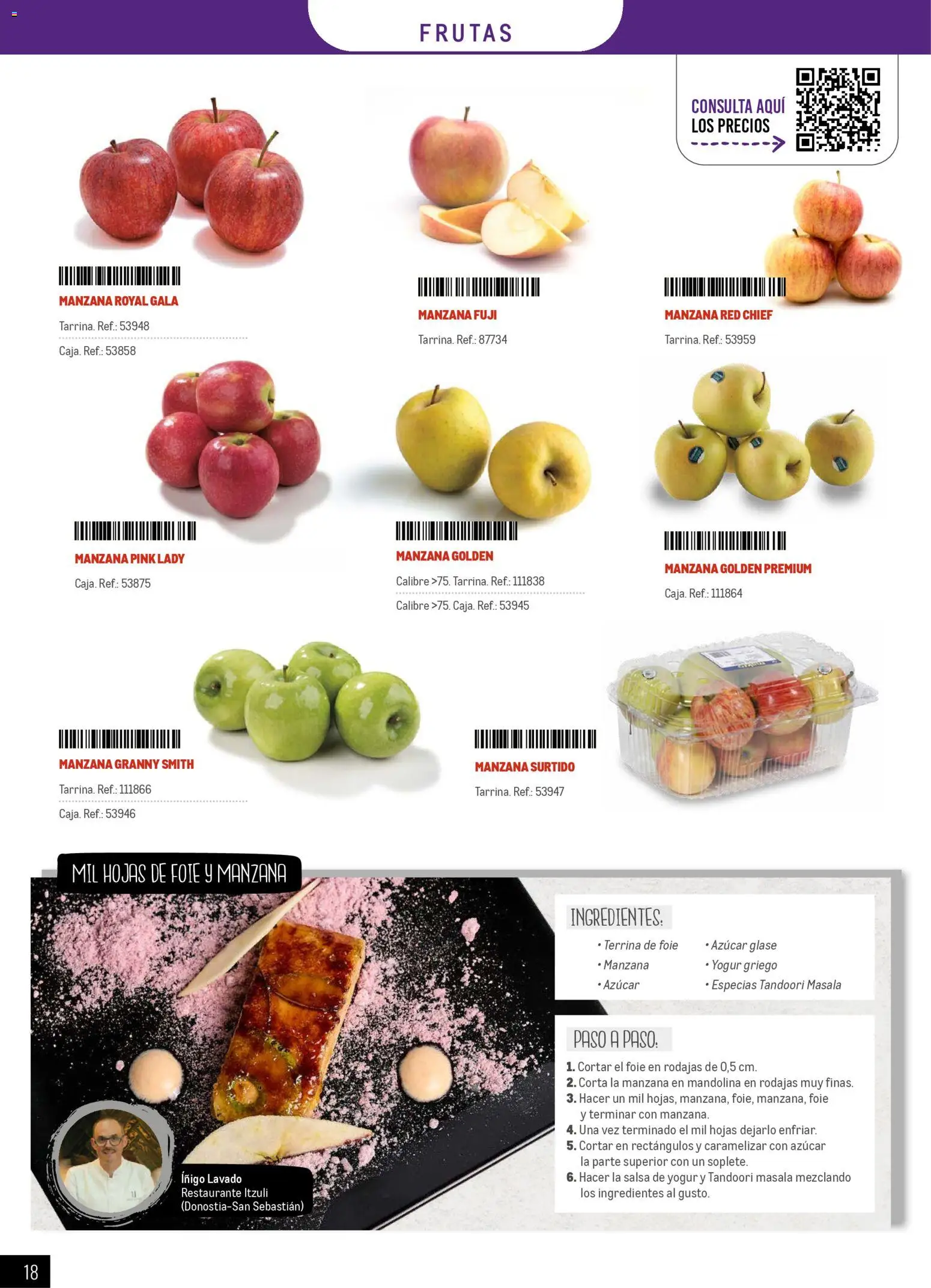 Makro - Especial Frutas y Verduras Canarias │ válido desde el 05.01.2026 | Página: 18 | Productos: Κρεμάστρα, Yogur, Μαγειρική εστία, Manzana