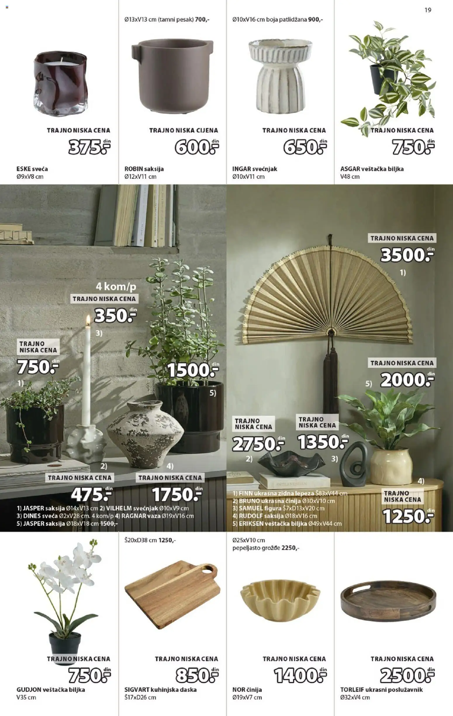 Jysk katalog - važi od 02.09.2026 | Strana: 19 | Proizvode: Grožđe, Saksija, Vaza
