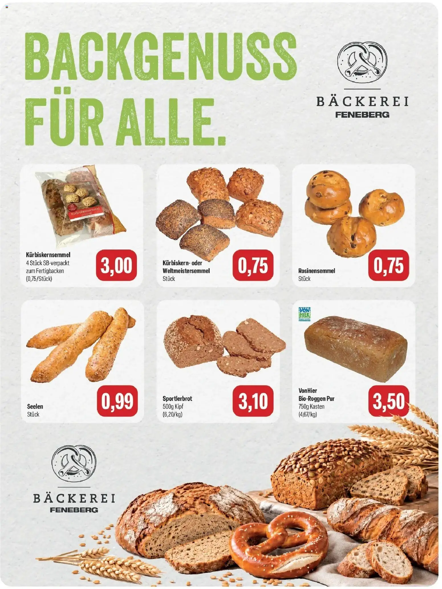Feneberg Aktuelle Angebote (ab 19.10.2026) zum Blättern | Seite: 4 | Produkte: Bäckerei