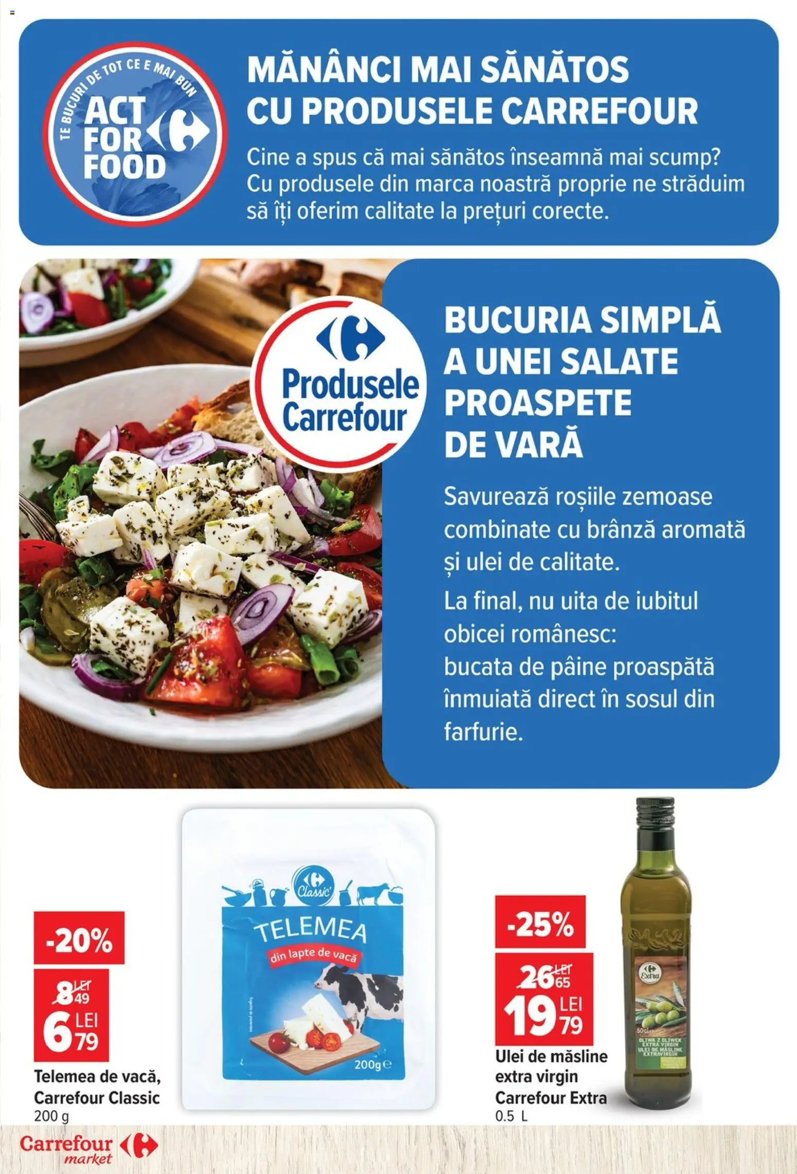 Noul catalog Carrefour – valabil de la 17.06.2026 | Pagină: 7 | Produse: Măsline, Lapte, Brânză, Pâine