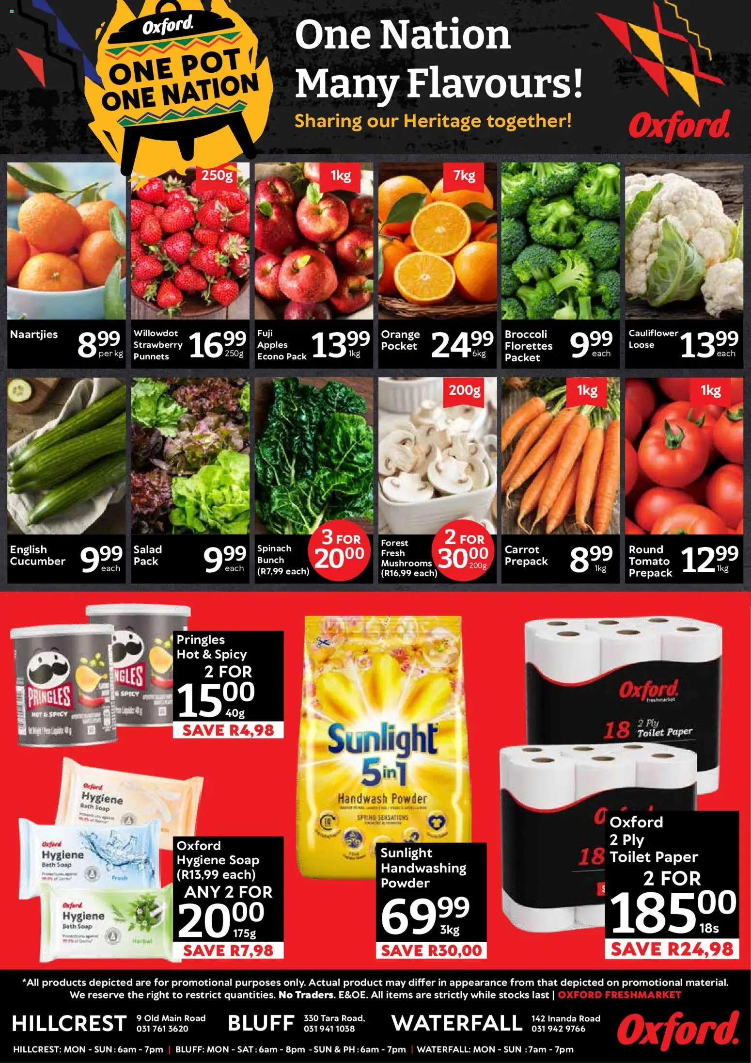 New Oxford Freshmarket catalogue – valid from 12/09/2026 | Page: 2 | Products: Handwash, Toilet, Bath, Toilet paper