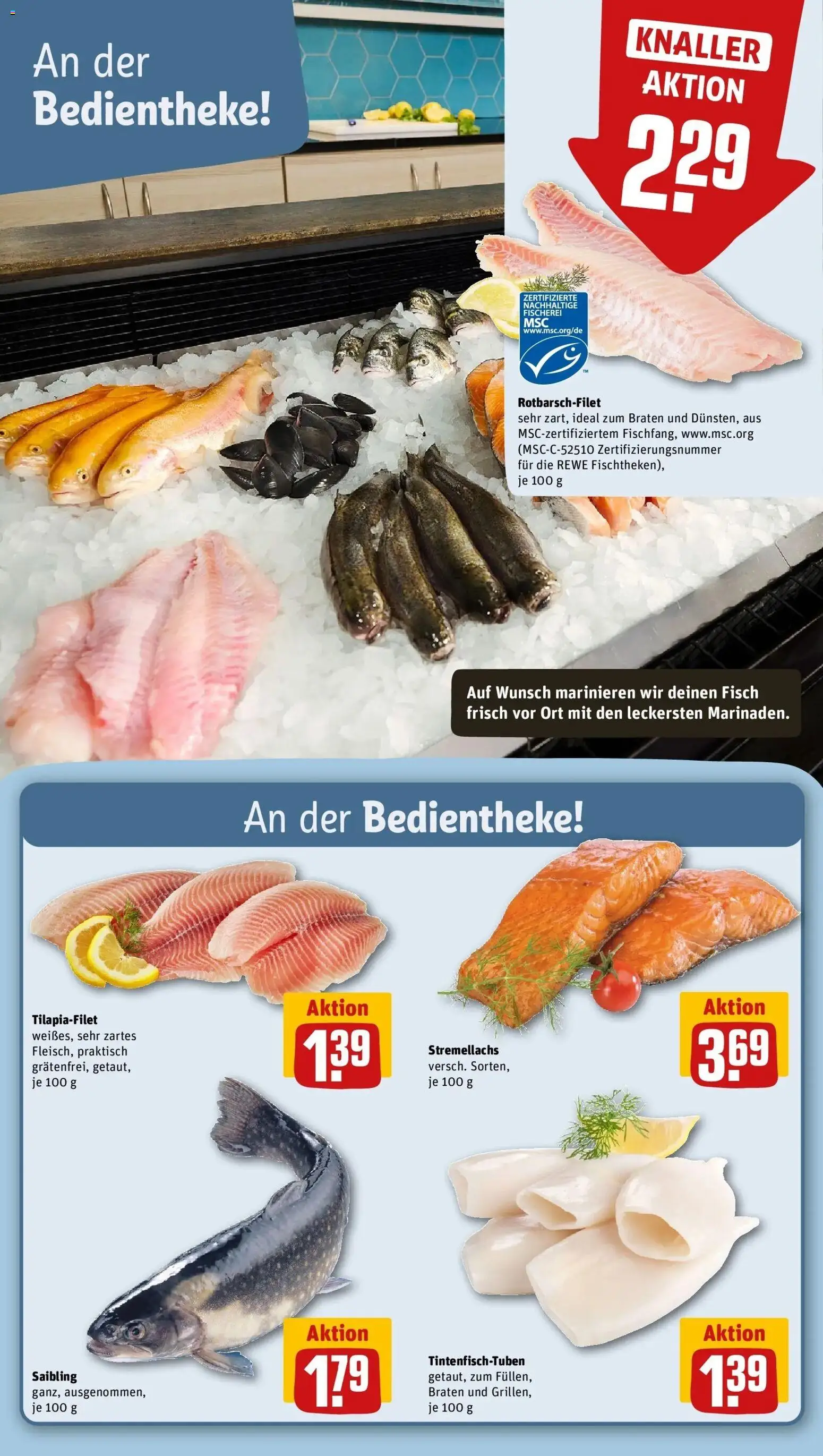 REWE Prospekt ab 19.10.2026 zum Blättern » Angebote | Seite: 29 | Produkte: Fisch