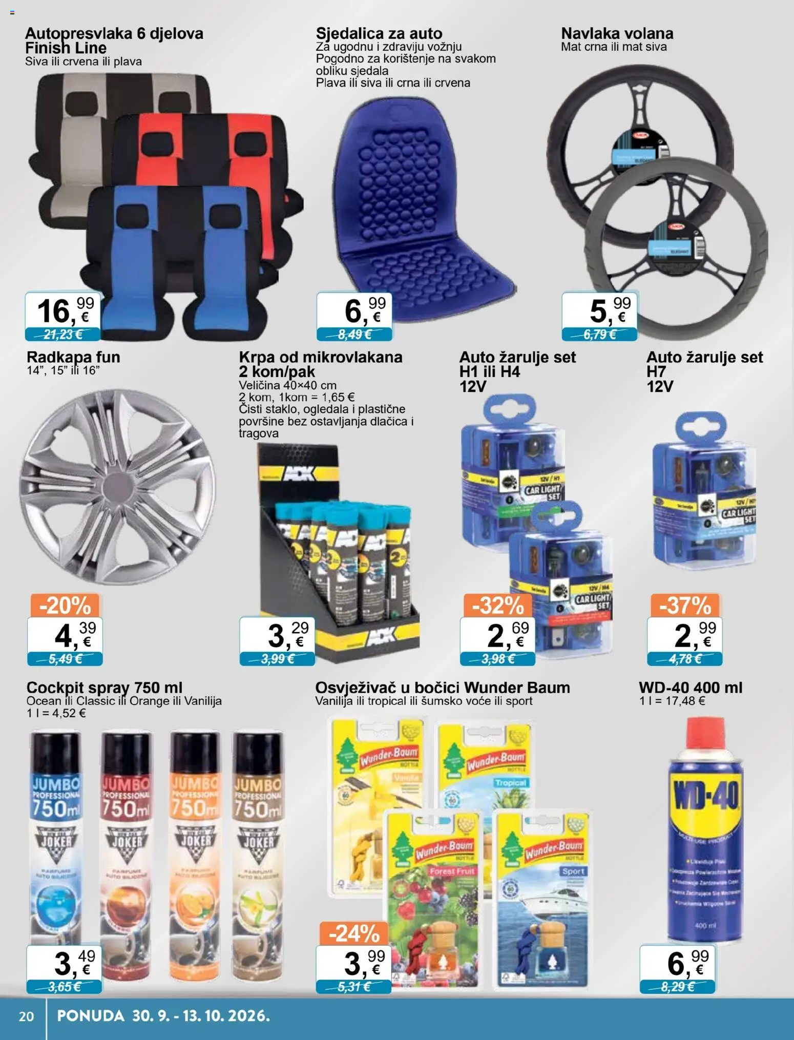 KTC katalog | vrijedi od 30.09.2026 | Stranica: 20 | Proizvodi: Krpa, Voće, Finish, Krpa od mikrovlakana