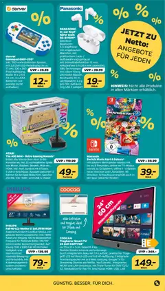 Netto Prospekt 	 ab 18.05.2026 gültig | Seite: 21 | Produkte: Panasonic, Batterien, Smart TV, TV
