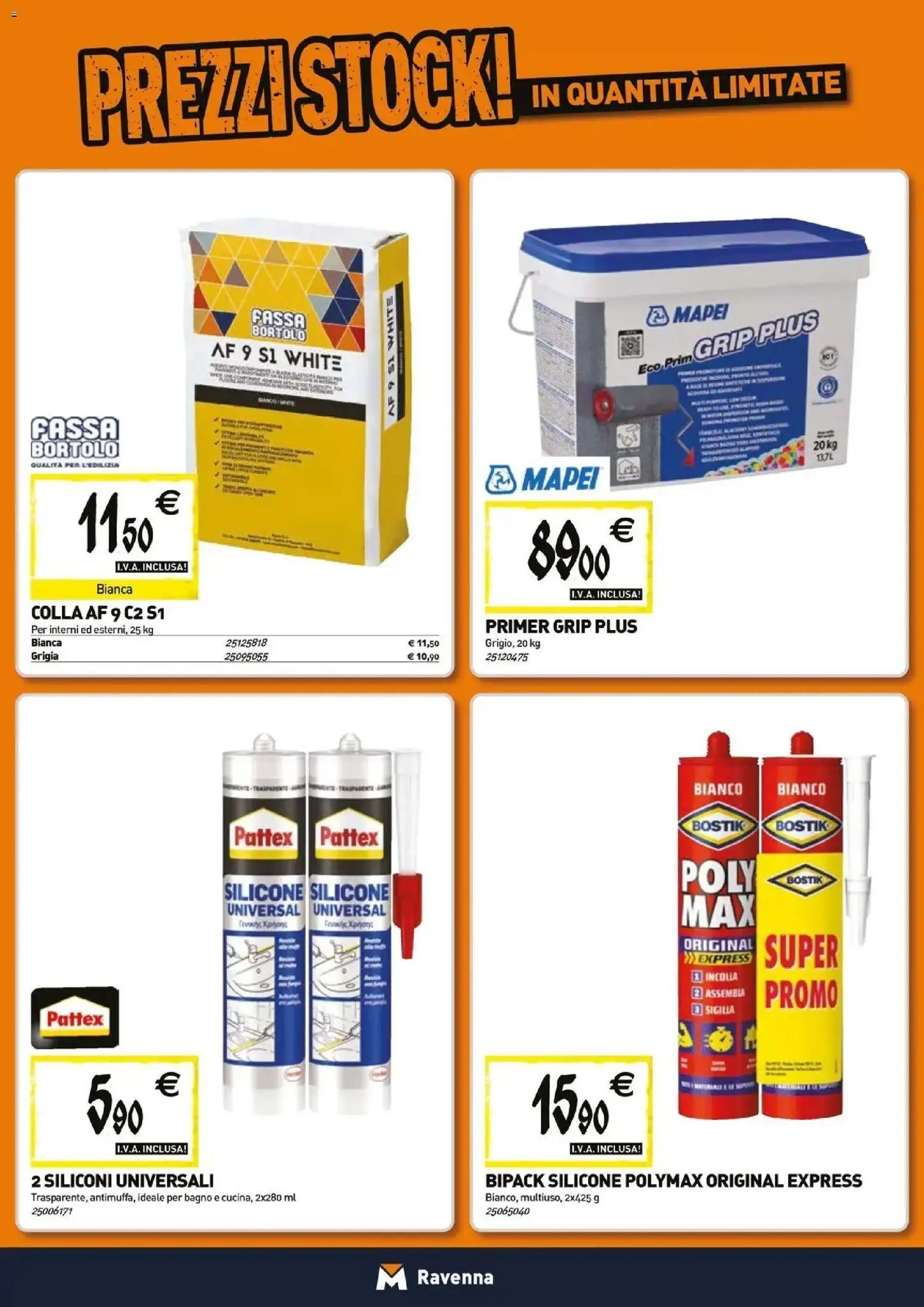 Volantino TECNOMAT del 26.03.2026 | Pagina: 11 | Prodotti: Colla, Silicone, Bagno
