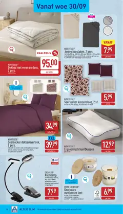 NOVITESSE, Dekbed met veren en dons,, 2 pers., 240 x 220 cm - Voorbeeld van een folder van Aldi, geldig van 28/09/2026 | Pagina: 16 | Producten: Lamp, Dekbed