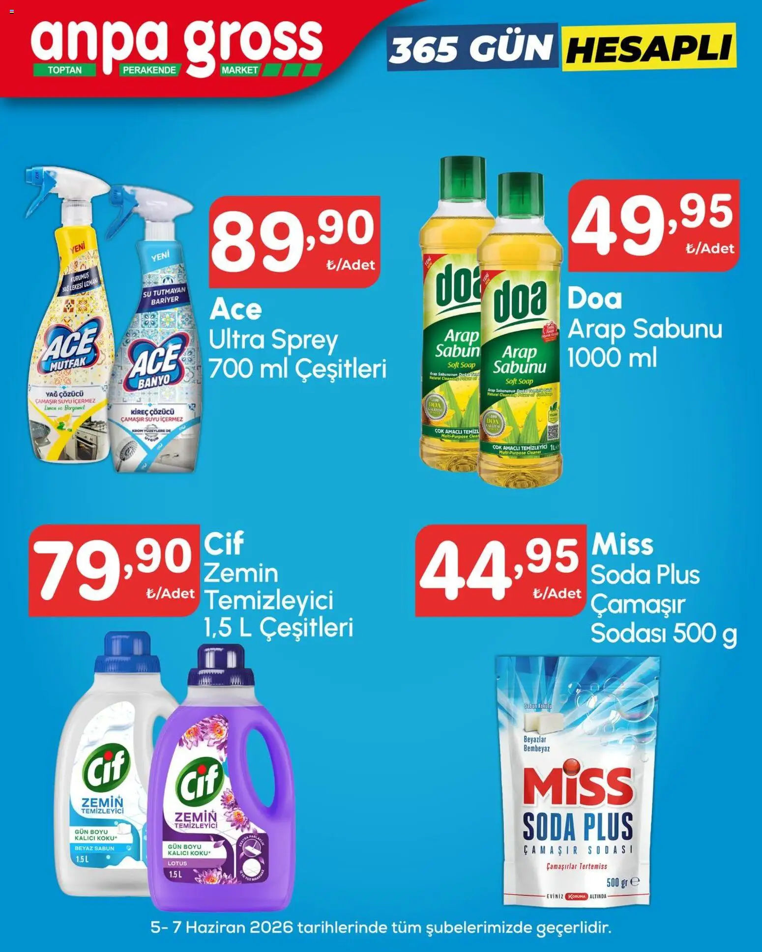 Anpa Gross Katalog - 05.06.2026 tarihinden itibaren geçerlidir | Sayfa: 20 | Ürünler: Kireç çözücü, Koku, Yağ çözücü, Soda
