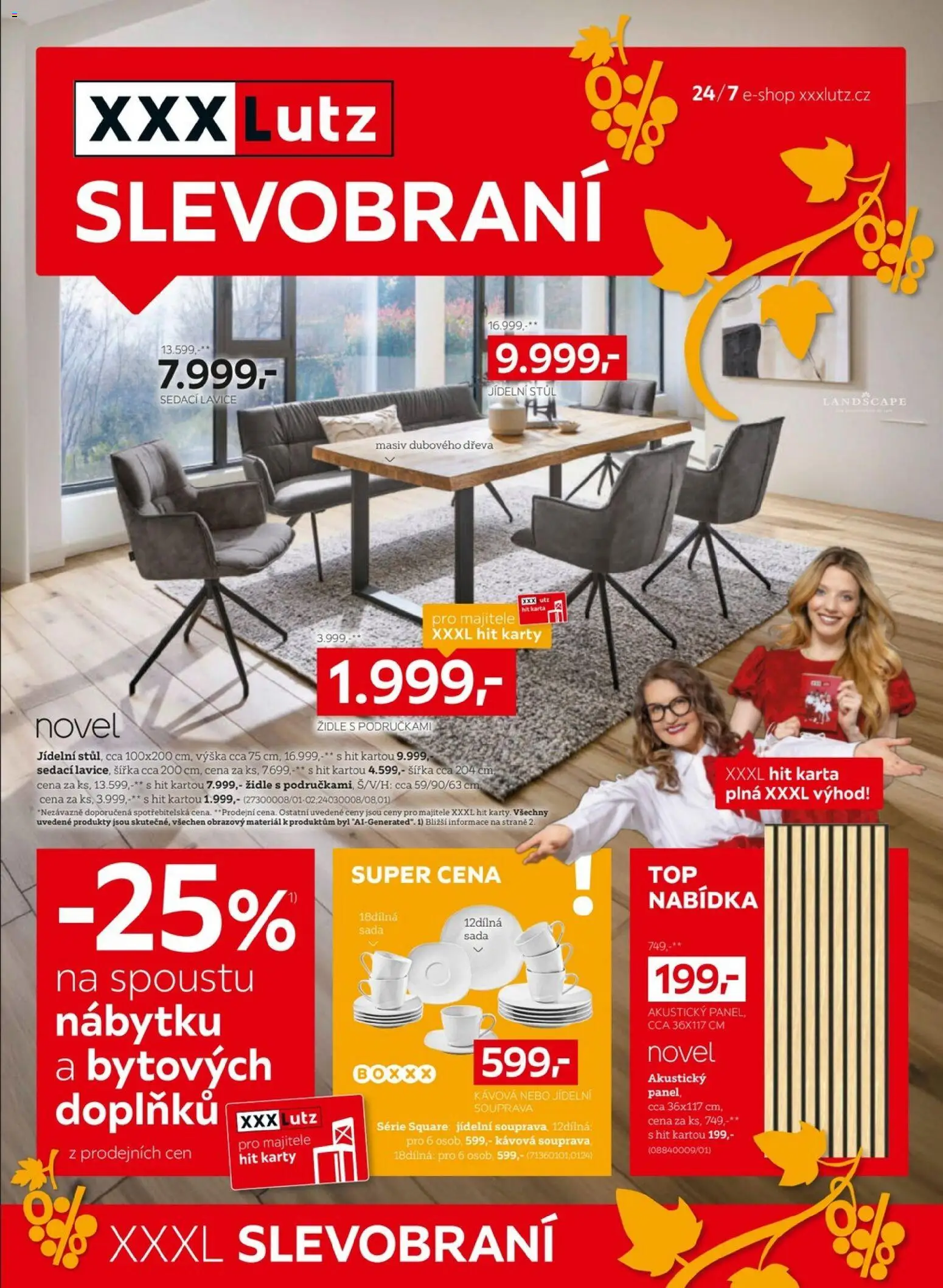 XXXLutz - Sleva 25 % téměř na všechno od 28.09.2026 | Strana: 1